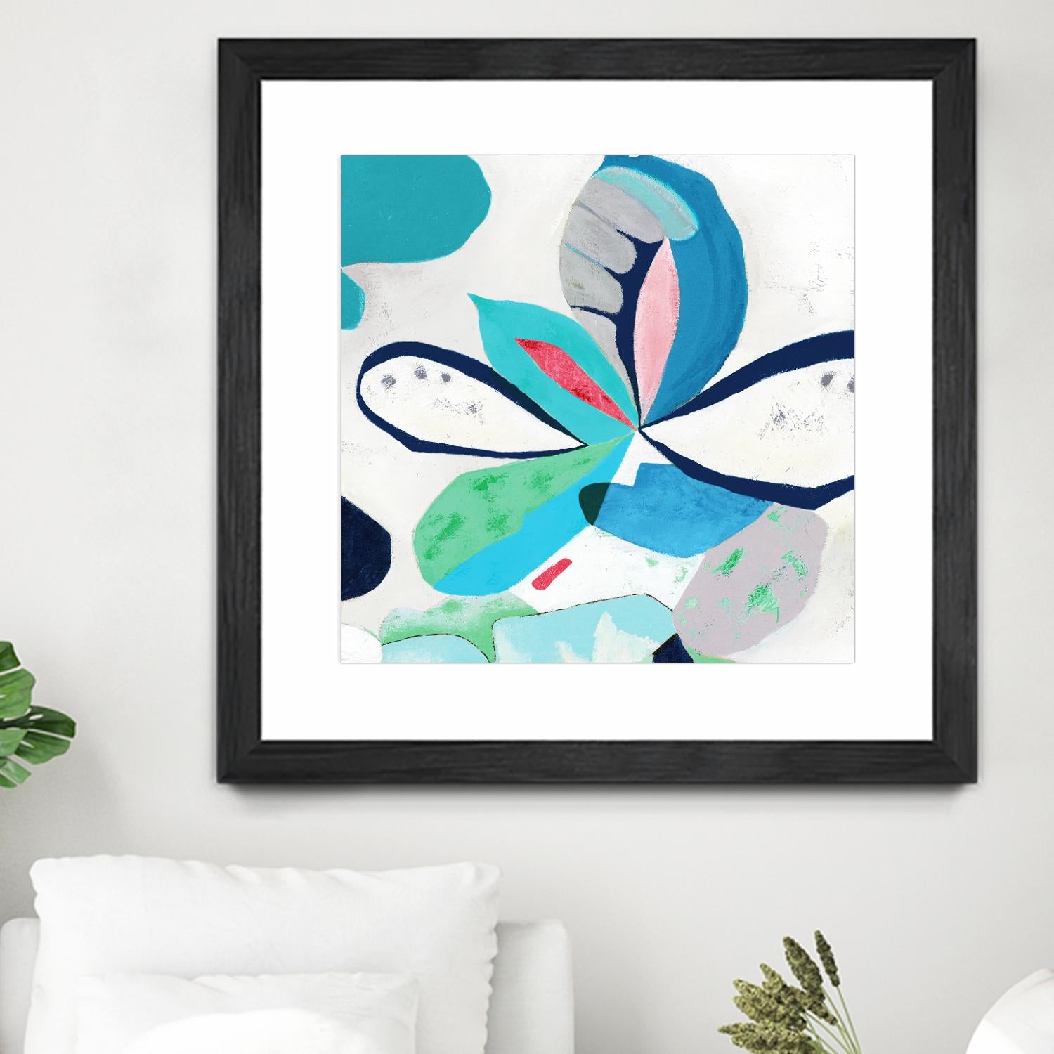 Ever Green by Diana Rosa on GIANT ART - white abstract