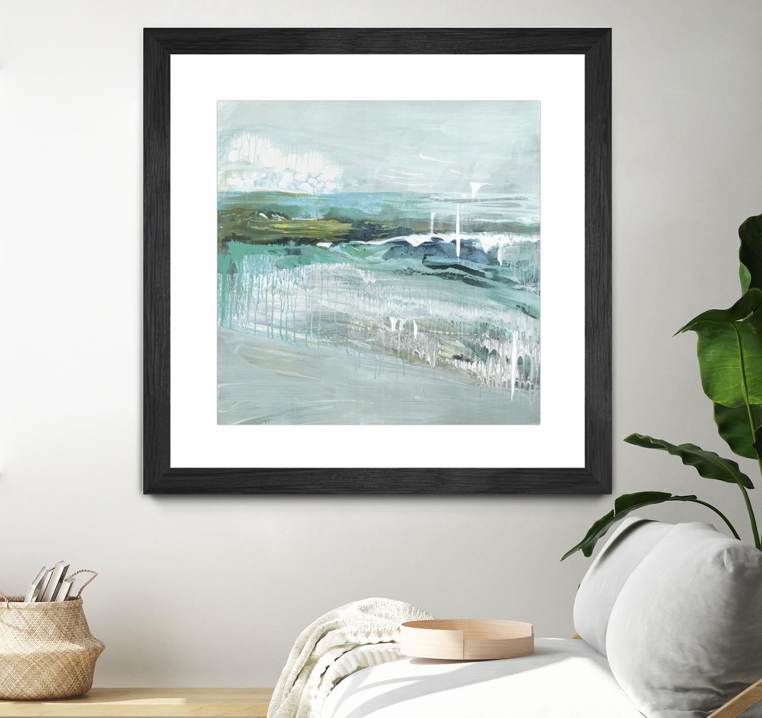 Beneath the Surface by Grace Rowman on GIANT ART - blue abstract