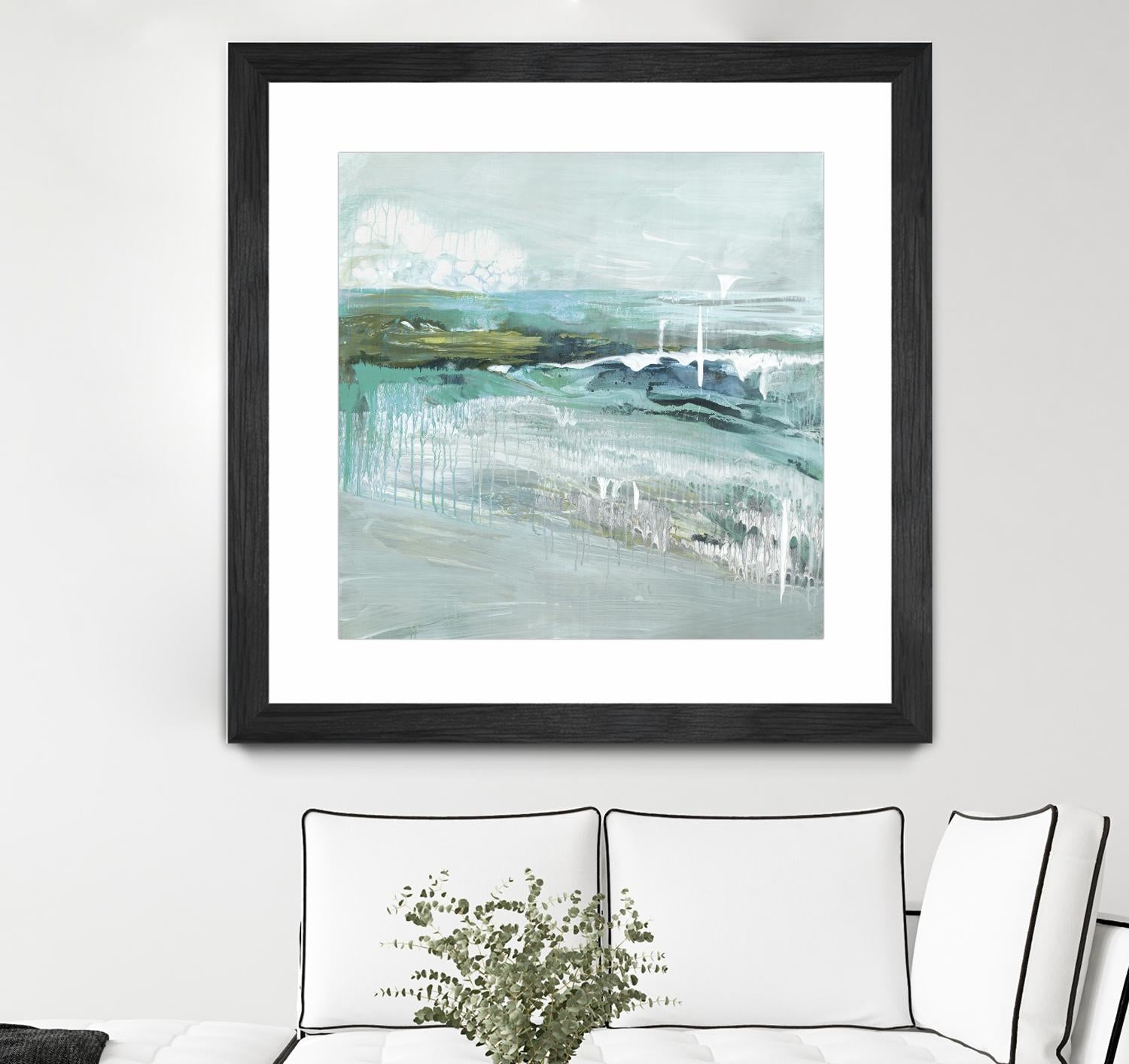 Beneath the Surface by Grace Rowman on GIANT ART - blue abstract