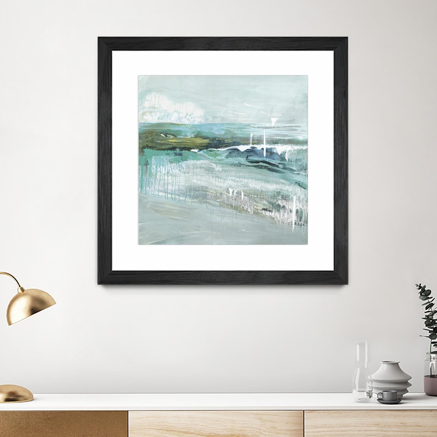 Beneath the Surface by Grace Rowman on GIANT ART - blue abstract