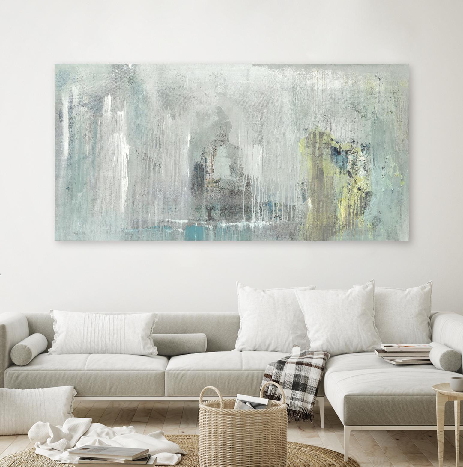 A Storm In Sea by Grace Rowman on GIANT ART - white abstract