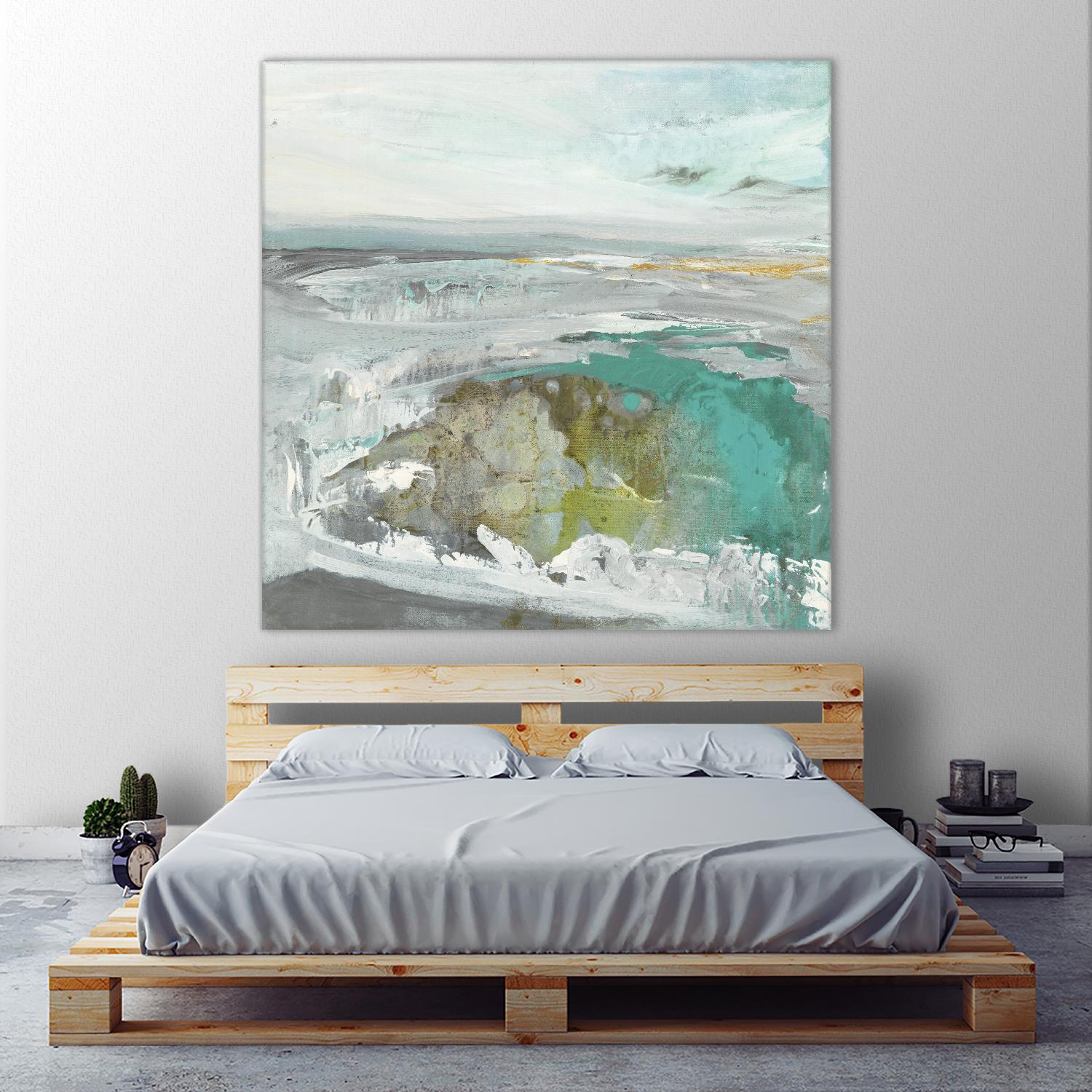 Ocean II by Grace Rowman on GIANT ART - blue abstract