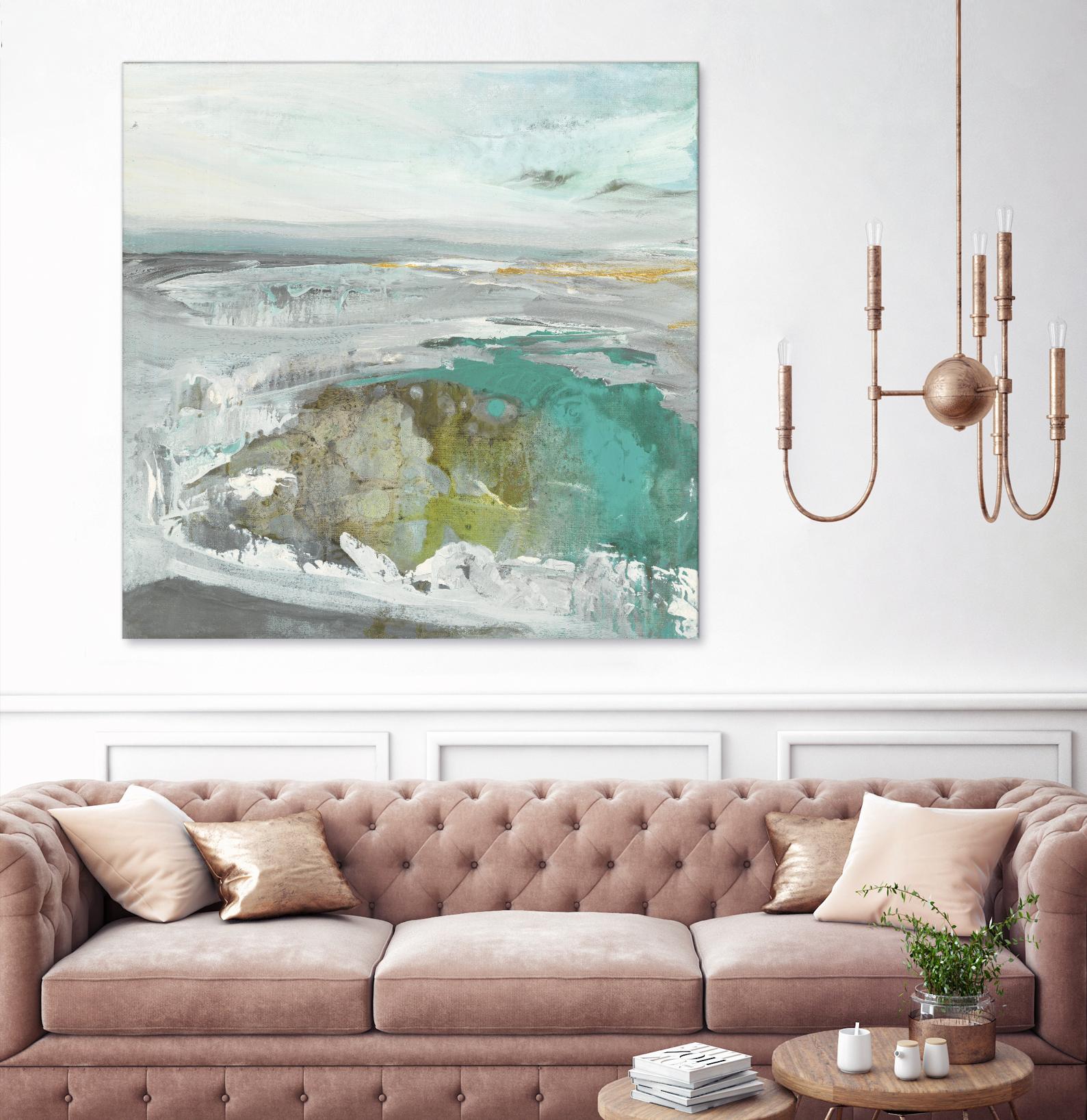 Ocean II by Grace Rowman on GIANT ART - blue abstract