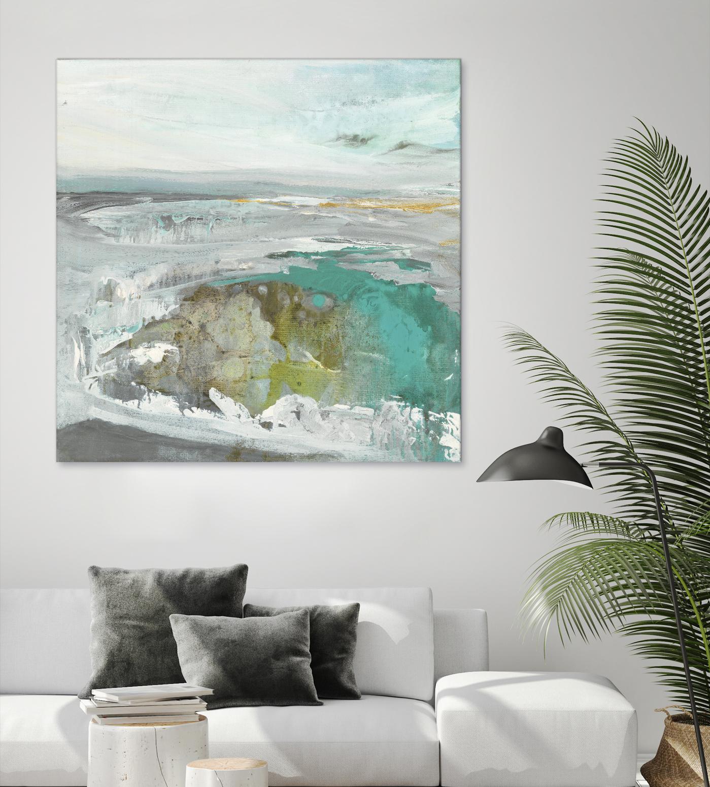 Ocean II by Grace Rowman on GIANT ART - blue abstract