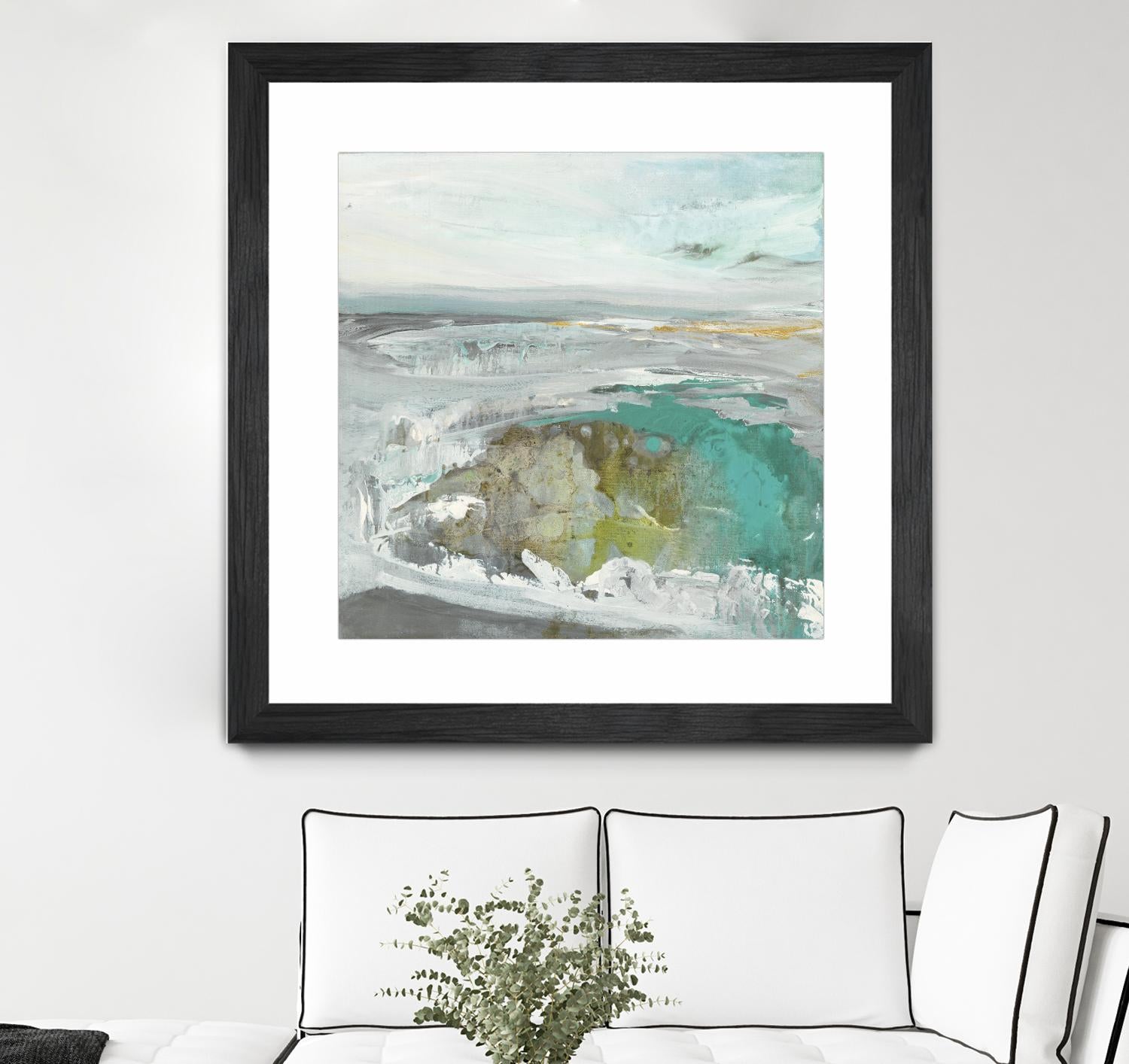 Ocean II by Grace Rowman on GIANT ART - blue abstract