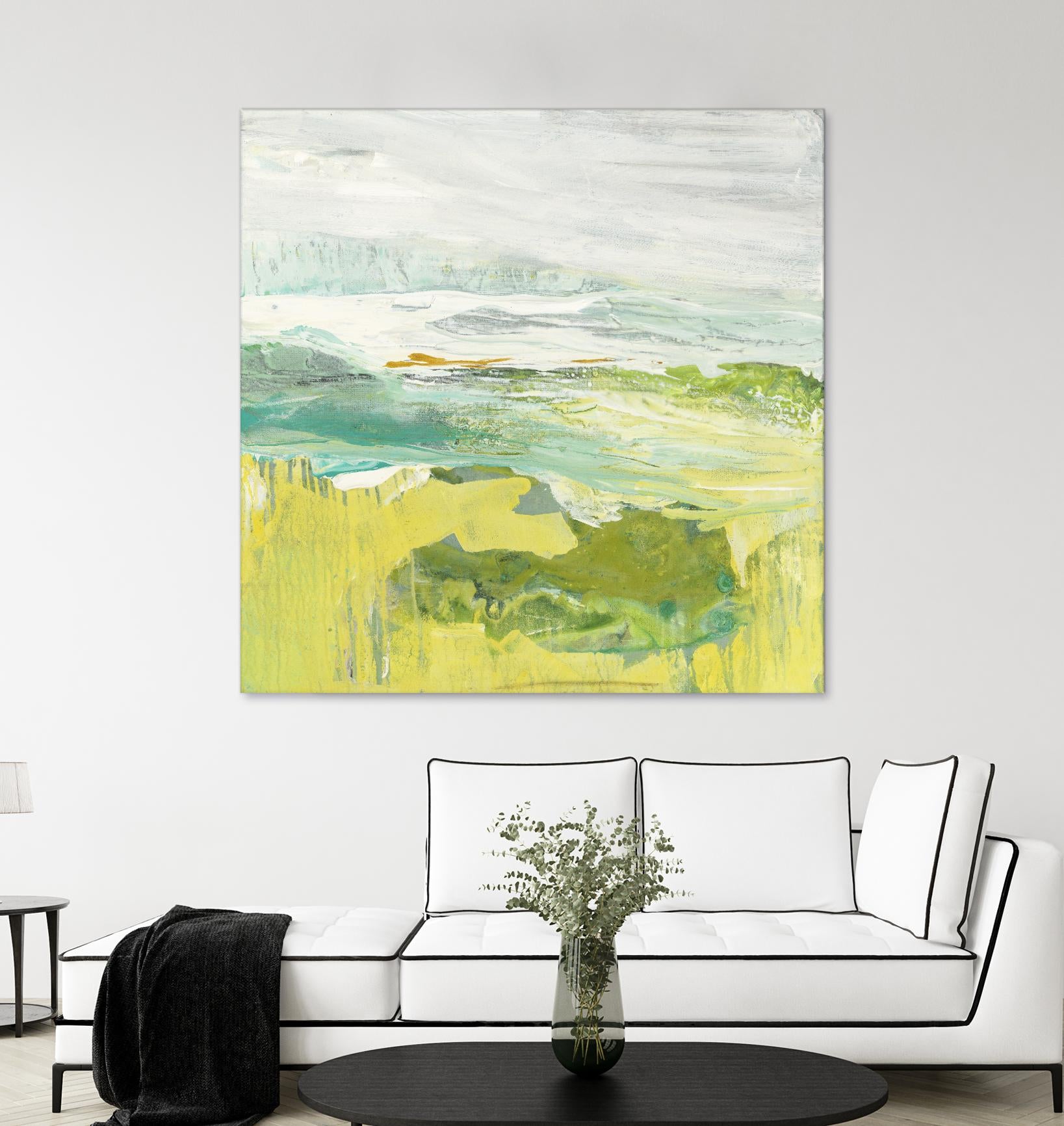 From The Shore II by Grace Rowman on GIANT ART - yellow abstract