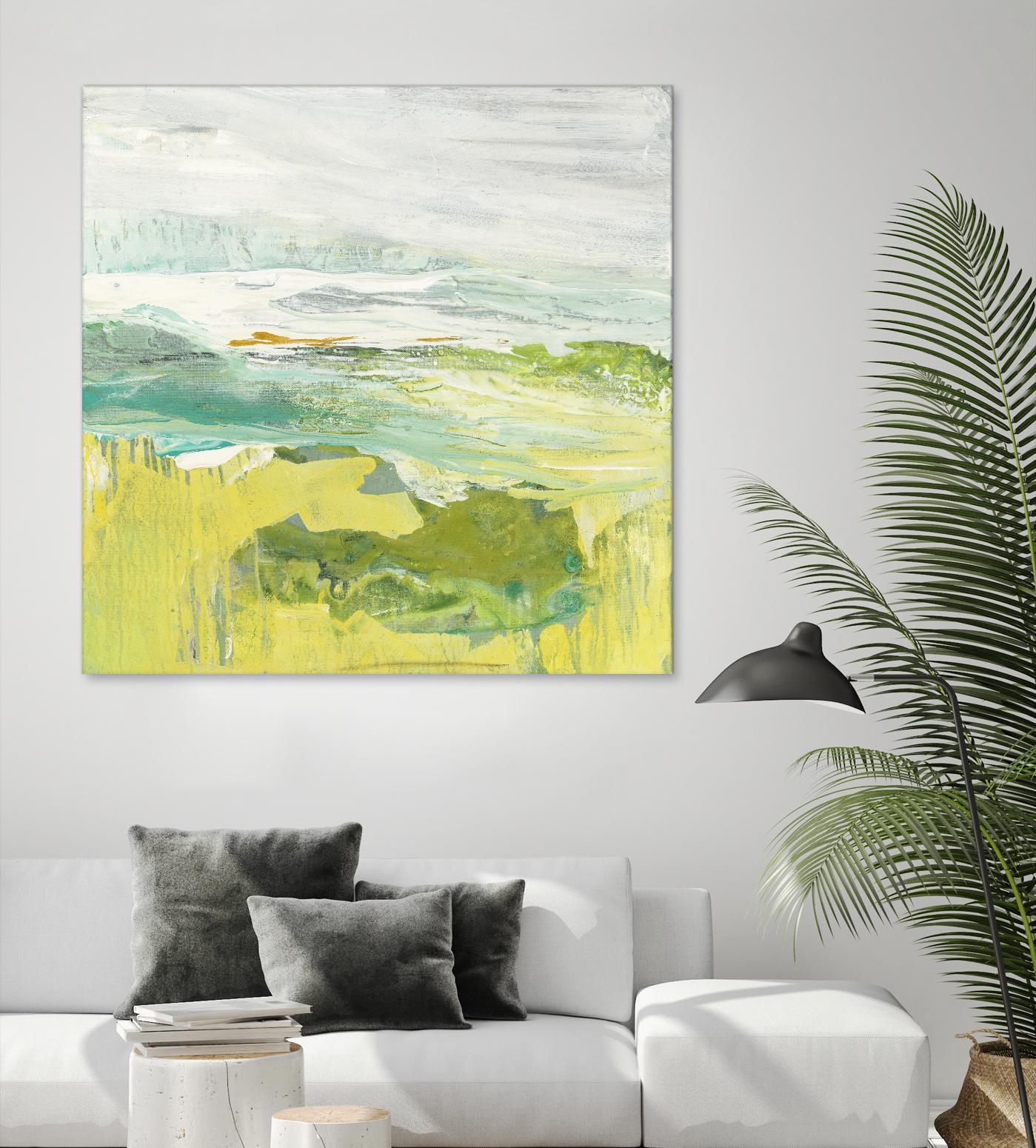 From The Shore II by Grace Rowman on GIANT ART - yellow abstract