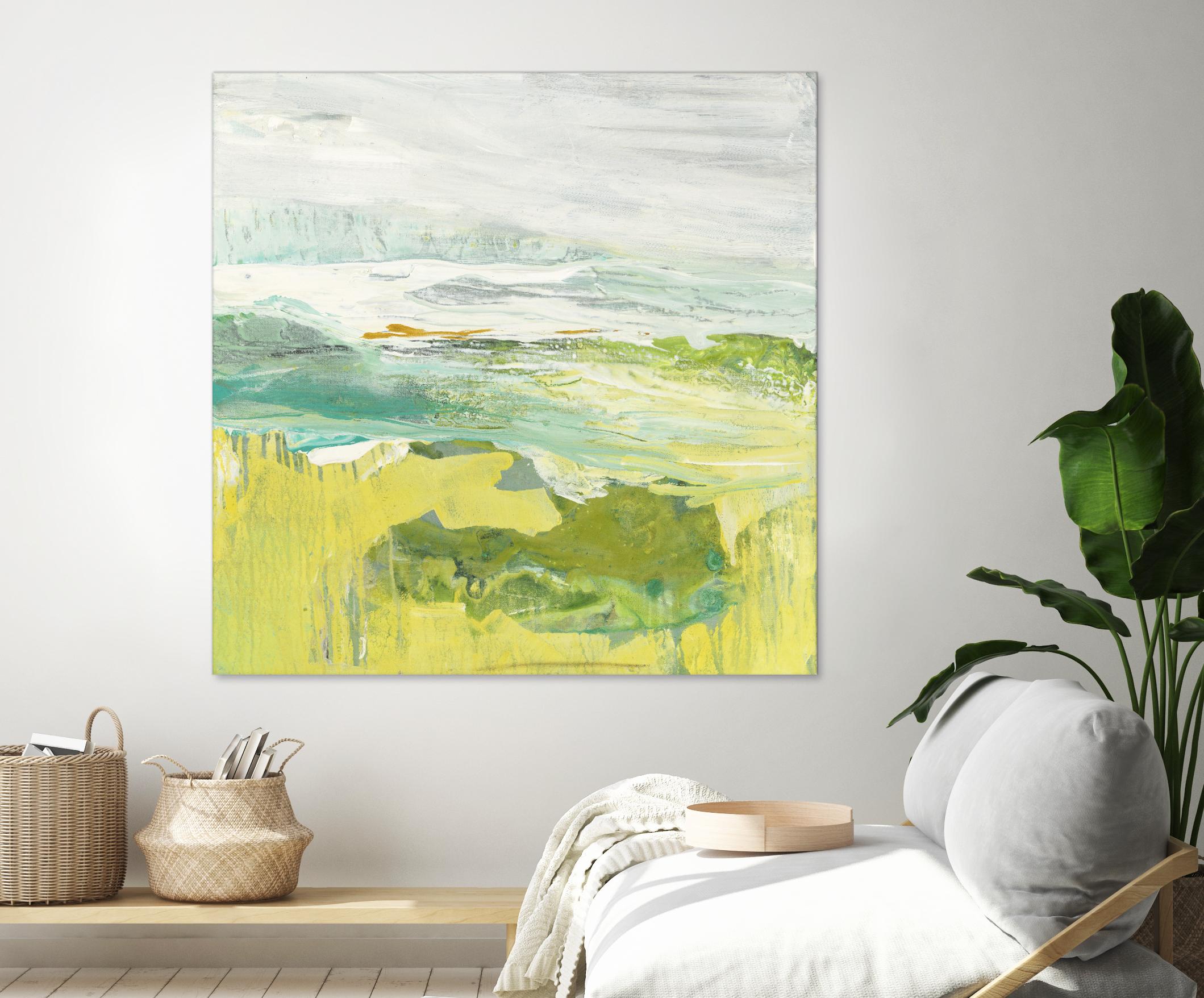 From The Shore II by Grace Rowman on GIANT ART - yellow abstract