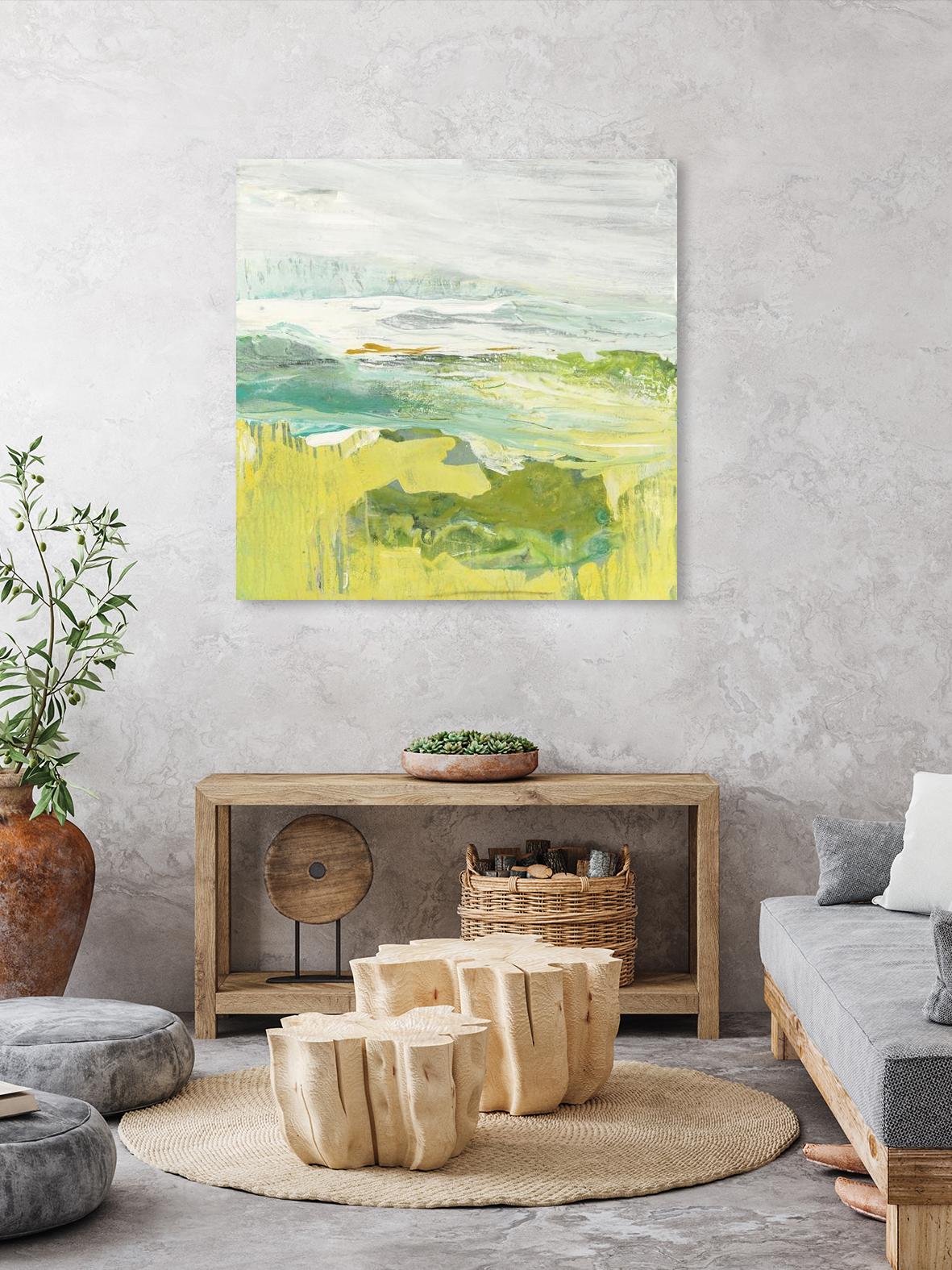 From The Shore II by Grace Rowman on GIANT ART - yellow abstract