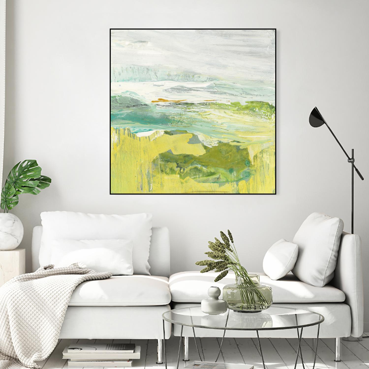 From The Shore II by Grace Rowman on GIANT ART - yellow abstract