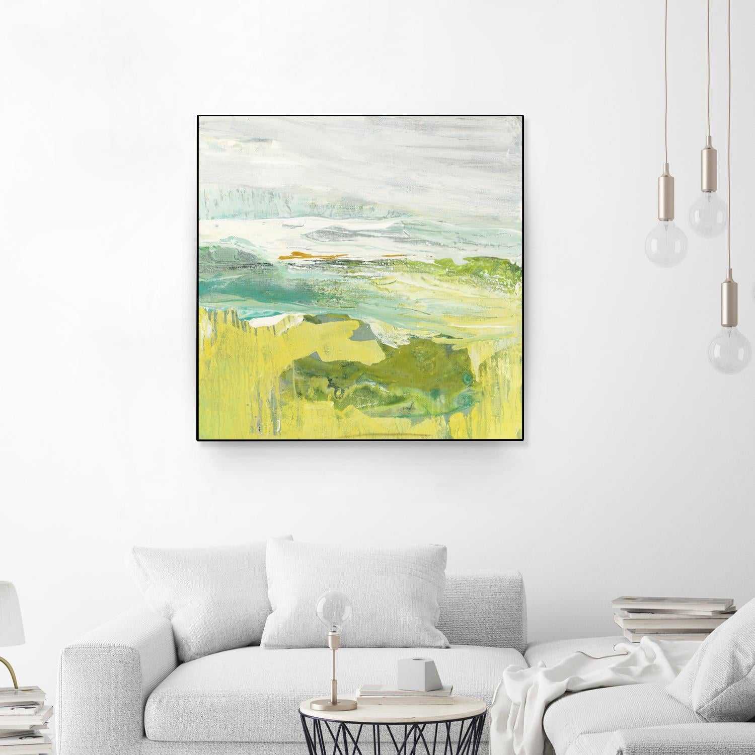 From The Shore II by Grace Rowman on GIANT ART - yellow abstract