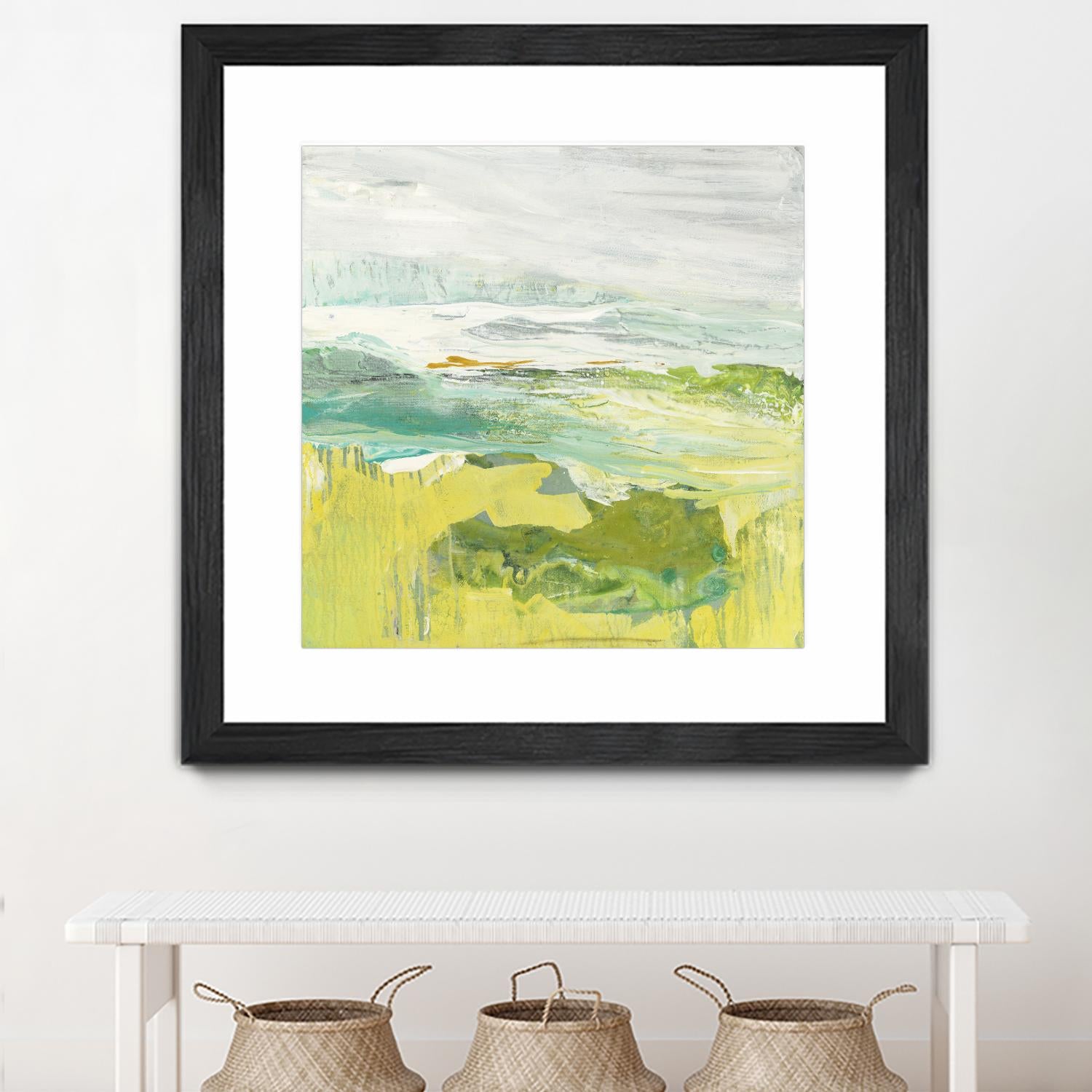 From The Shore II by Grace Rowman on GIANT ART - yellow abstract