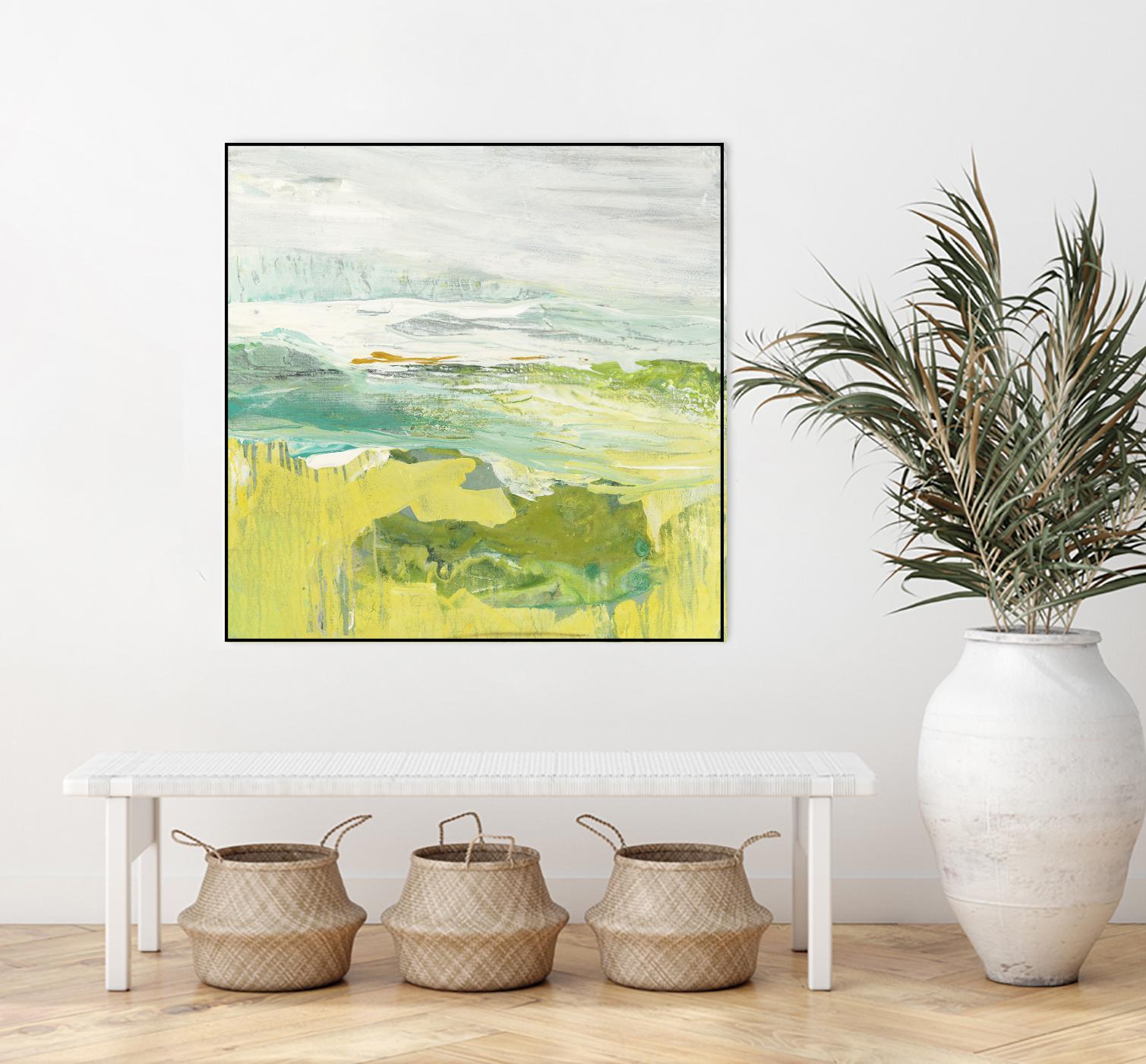 From The Shore II by Grace Rowman on GIANT ART - yellow abstract