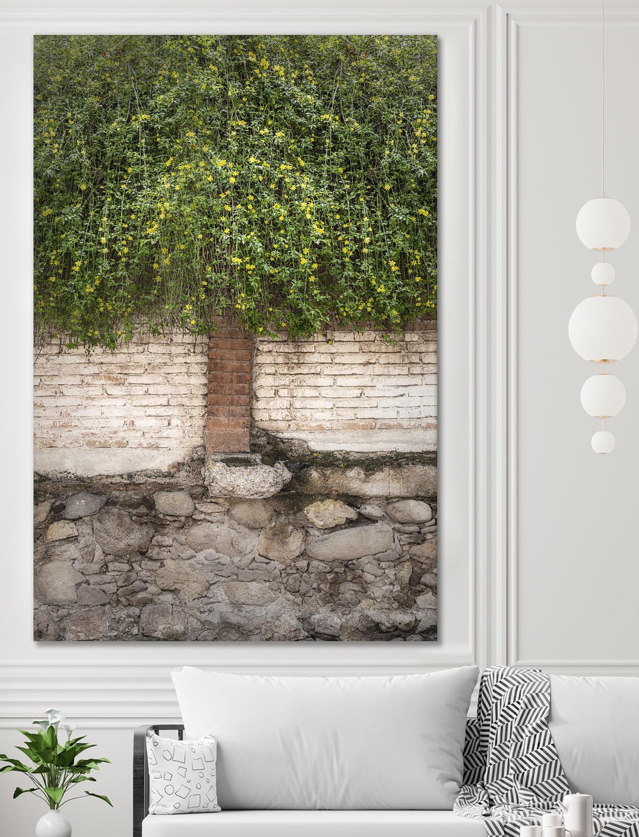 Stairway to Green by John Bingham on GIANT ART - grey city scene