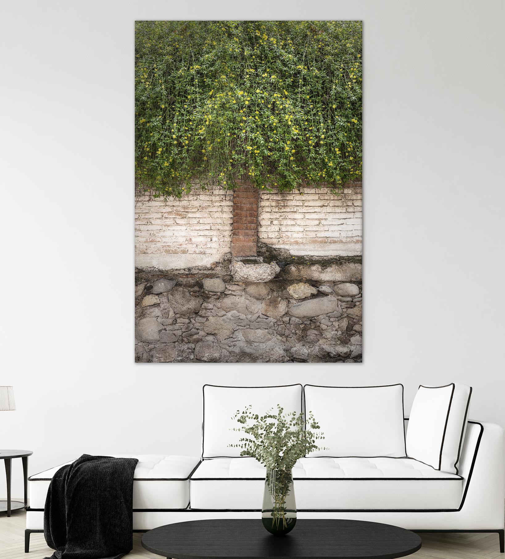 Stairway to Green by John Bingham on GIANT ART - grey city scene