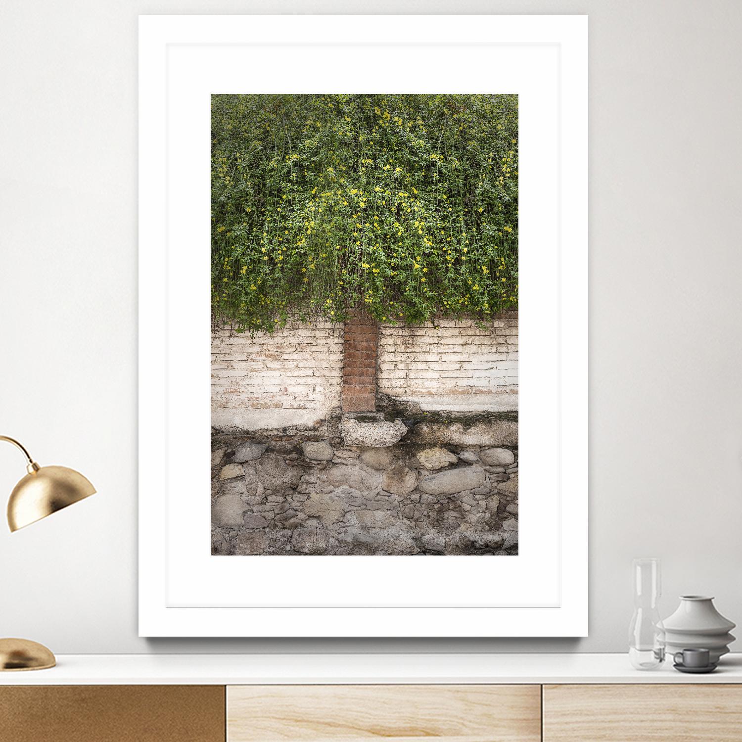 Stairway to Green by John Bingham on GIANT ART - grey city scene