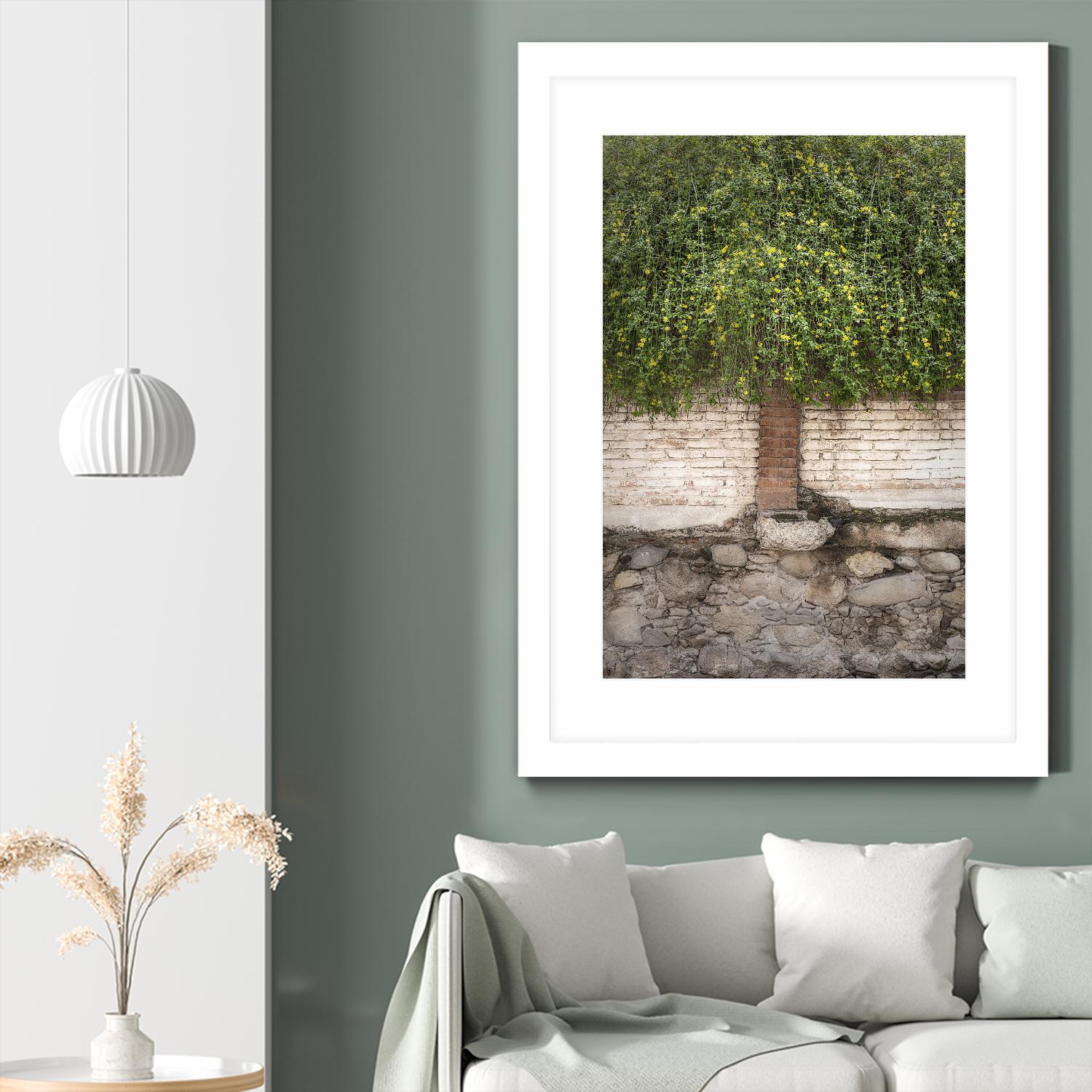 Stairway to Green by John Bingham on GIANT ART - grey city scene