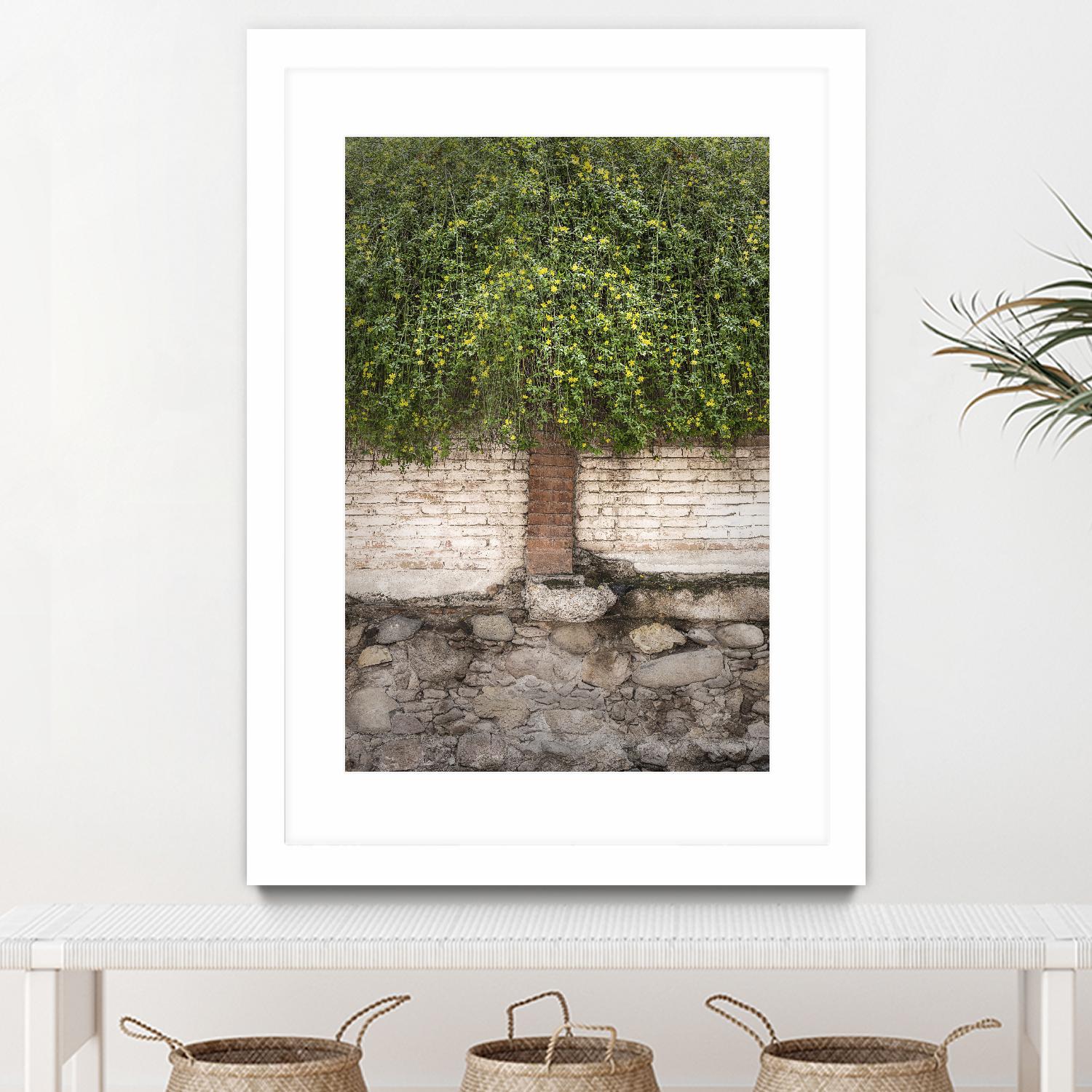 Stairway to Green by John Bingham on GIANT ART - grey city scene