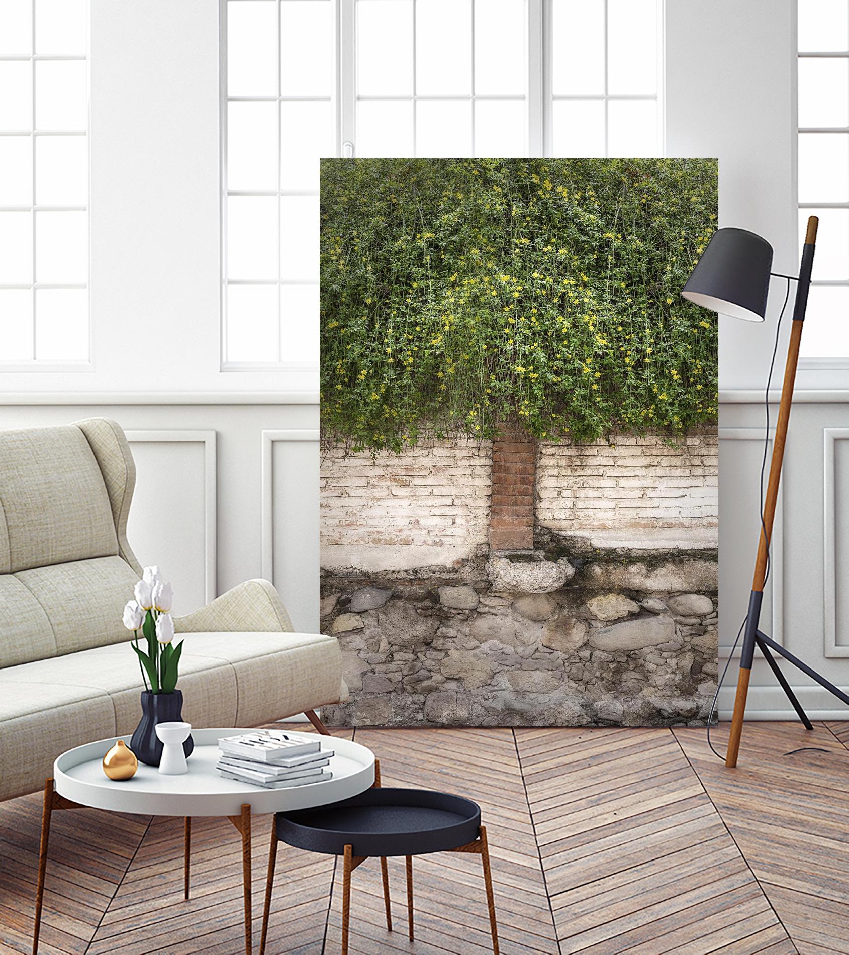 Stairway to Green by John Bingham on GIANT ART - grey city scene