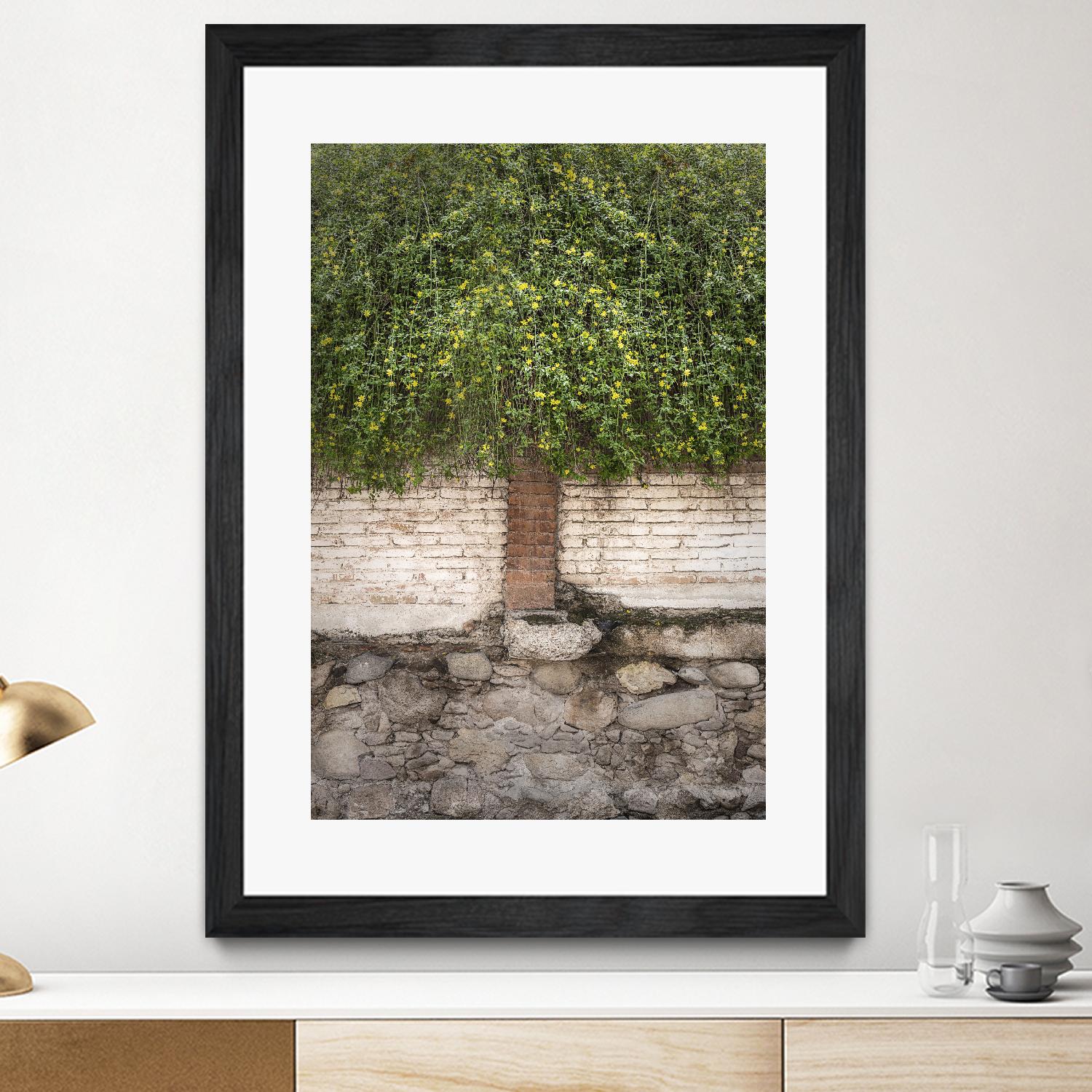 Stairway to Green by John Bingham on GIANT ART - grey city scene