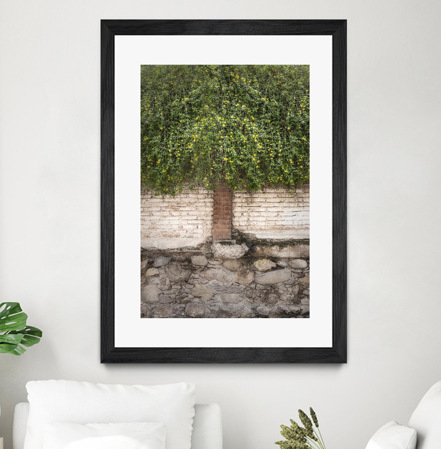 Stairway to Green by John Bingham on GIANT ART - grey city scene