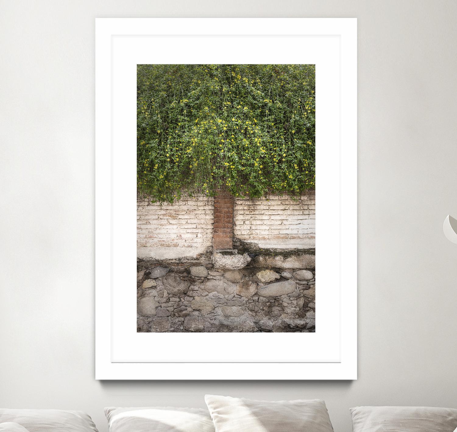 Stairway to Green by John Bingham on GIANT ART - grey city scene