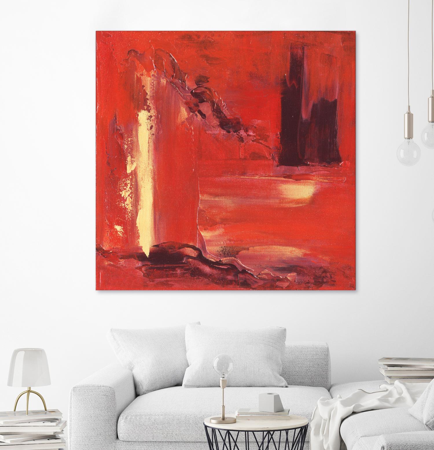 On the Tide by Marianne Broome on GIANT ART - yellow abstract