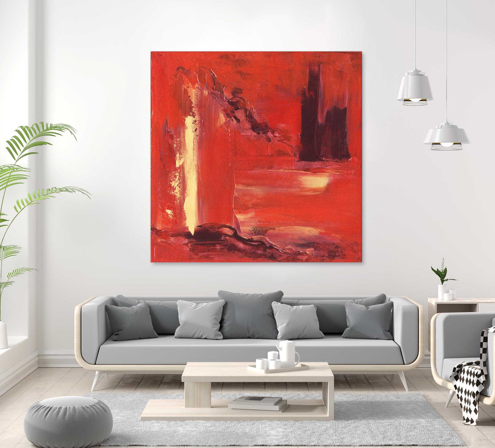 On the Tide by Marianne Broome on GIANT ART - yellow abstract