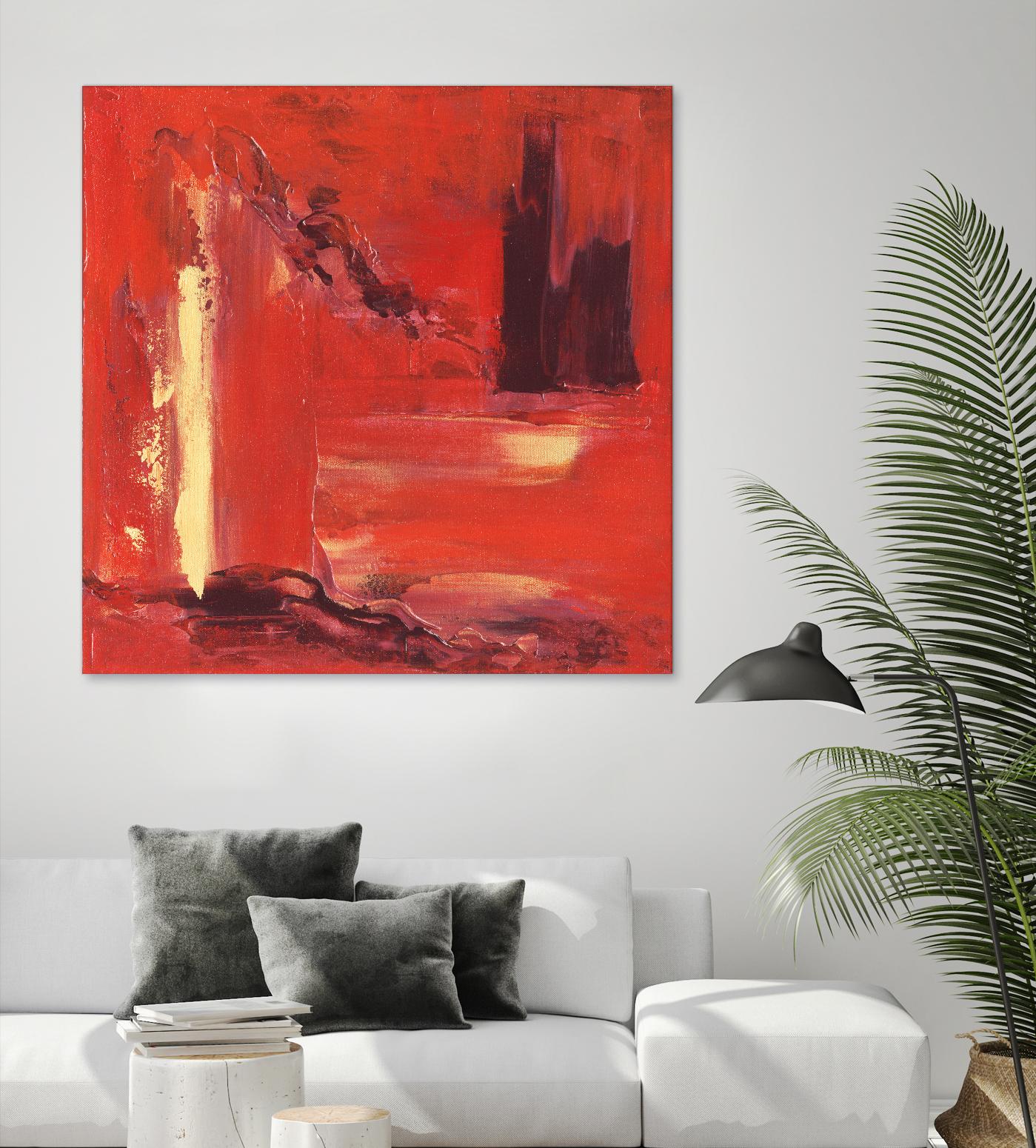 On the Tide by Marianne Broome on GIANT ART - yellow abstract