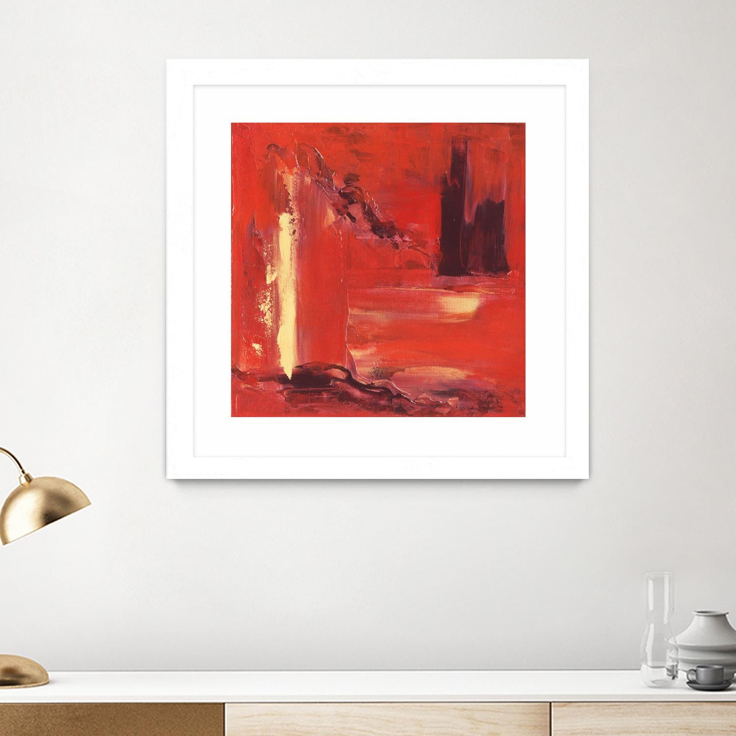 On the Tide by Marianne Broome on GIANT ART - yellow abstract