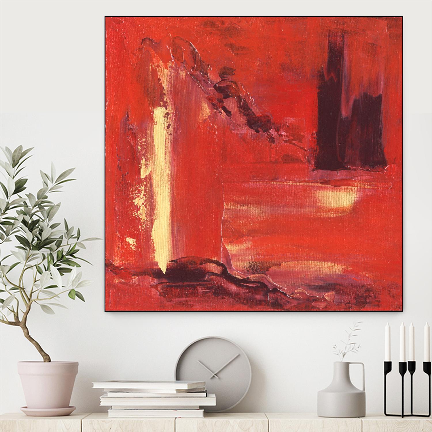 On the Tide by Marianne Broome on GIANT ART - yellow abstract