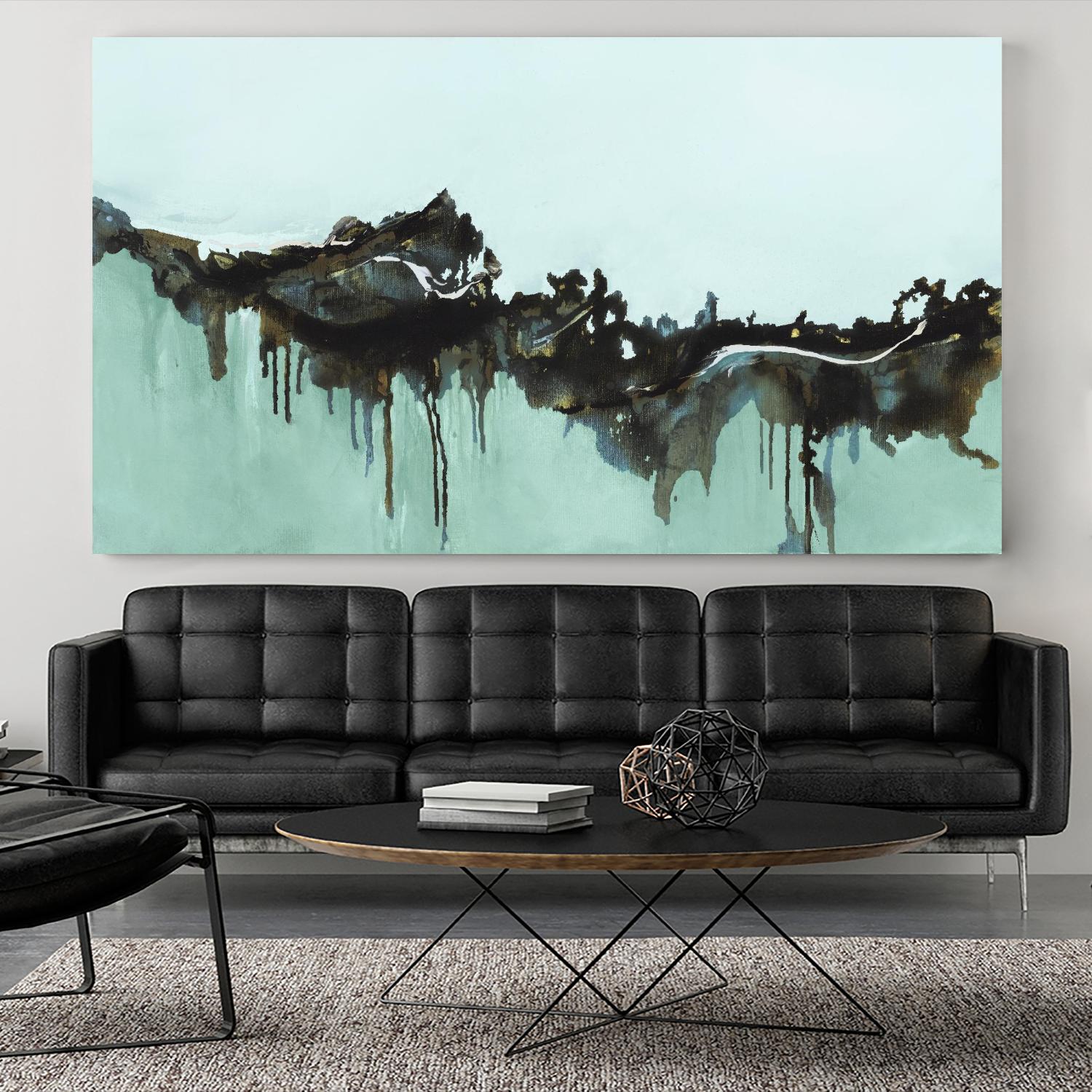 Above and Below I by Marianne Broome on GIANT ART - grey abstract