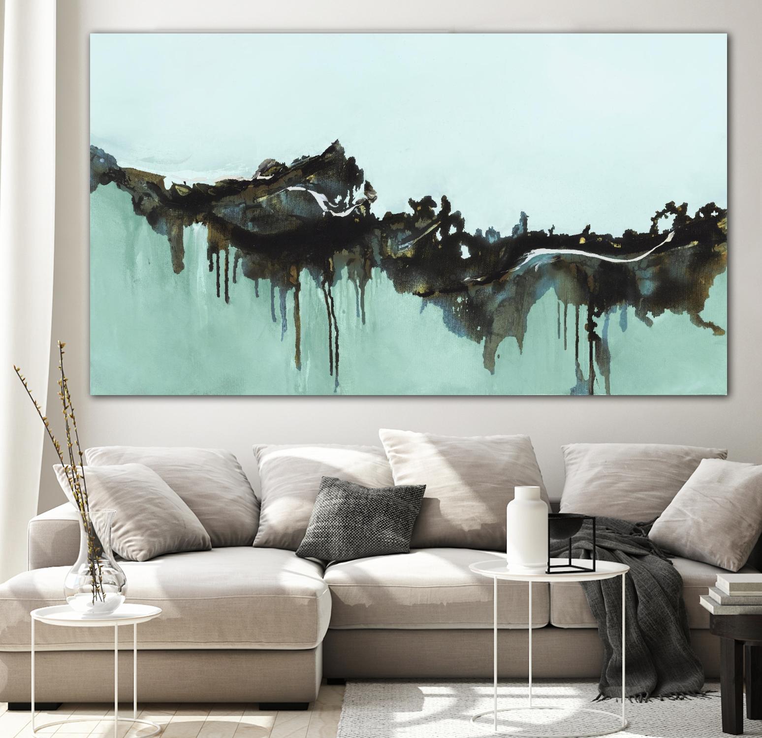 Above and Below I by Marianne Broome on GIANT ART - grey abstract