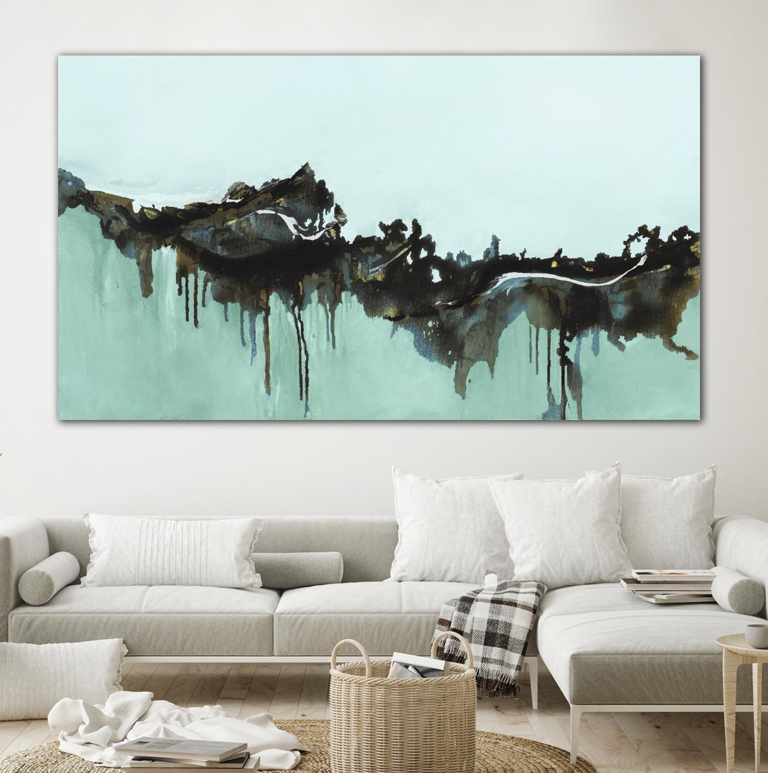 Above and Below I by Marianne Broome on GIANT ART - grey abstract