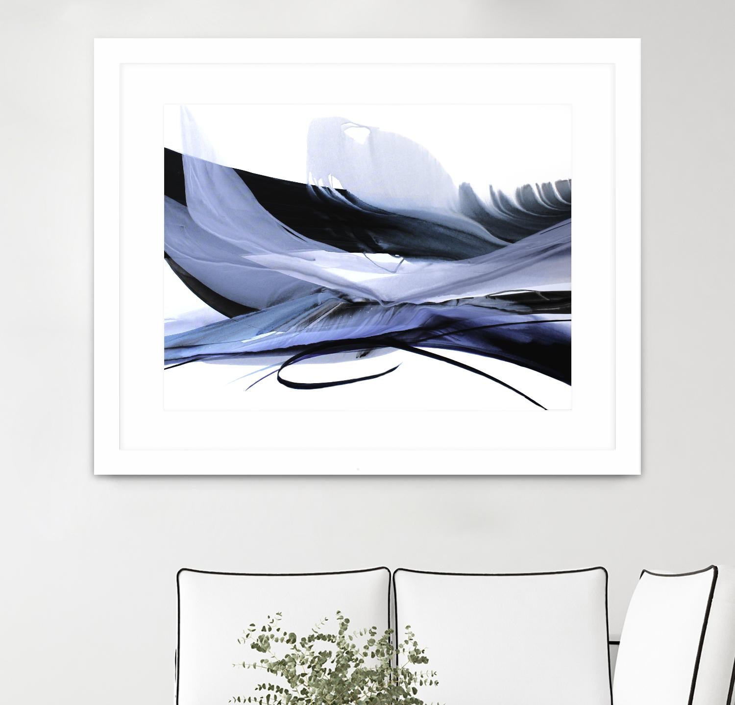 Echoes of Love by Bette Ridgeway on GIANT ART - black abstract