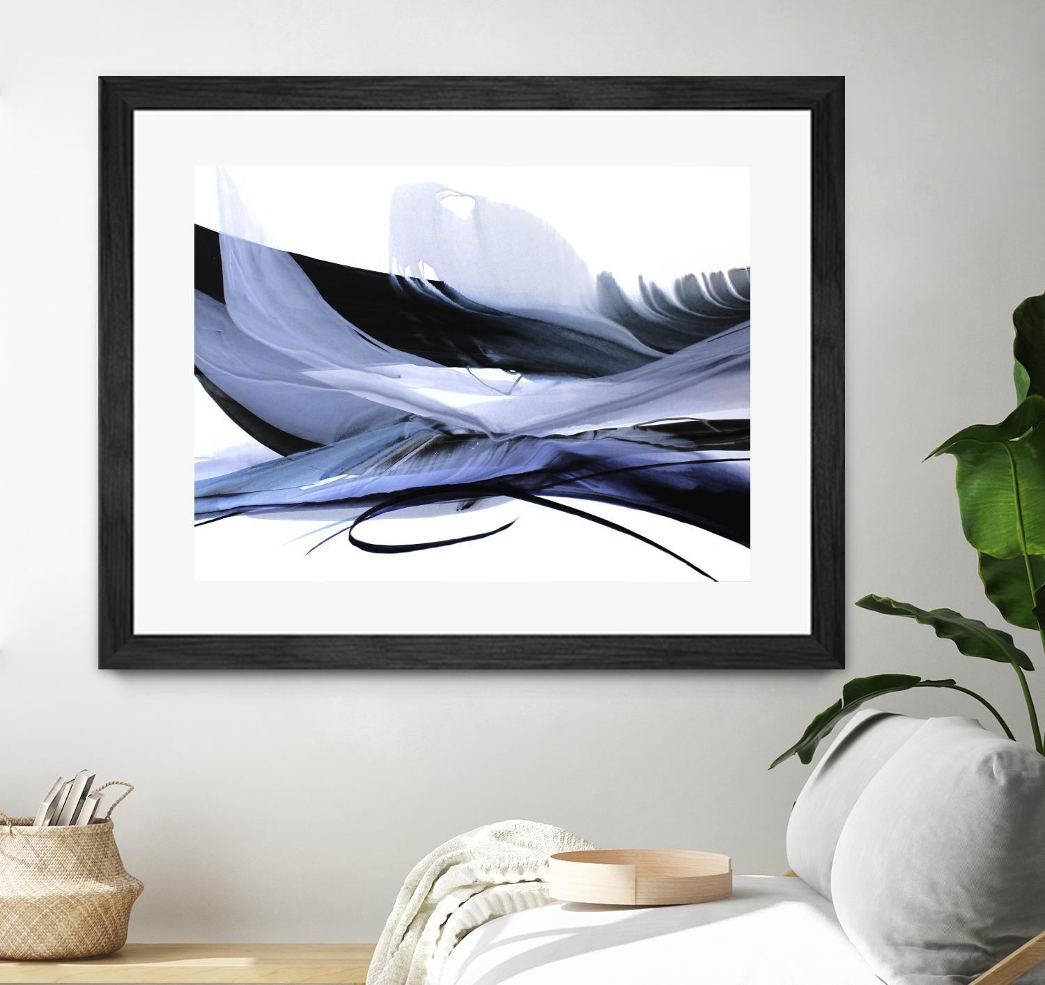 Echoes of Love by Bette Ridgeway on GIANT ART - black abstract