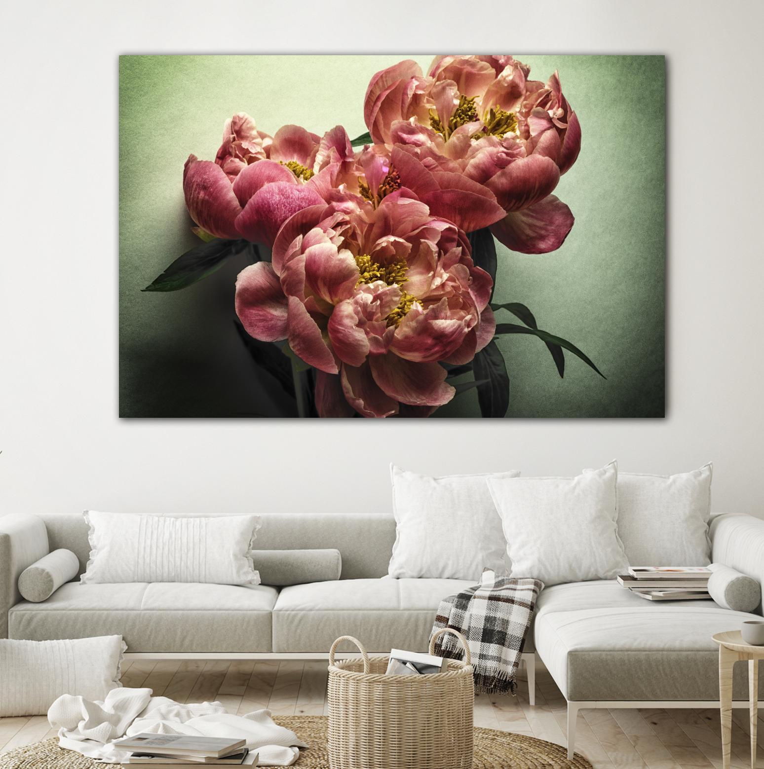 Standing in the Sun II by Jennifer Beavers on GIANT ART - green floral