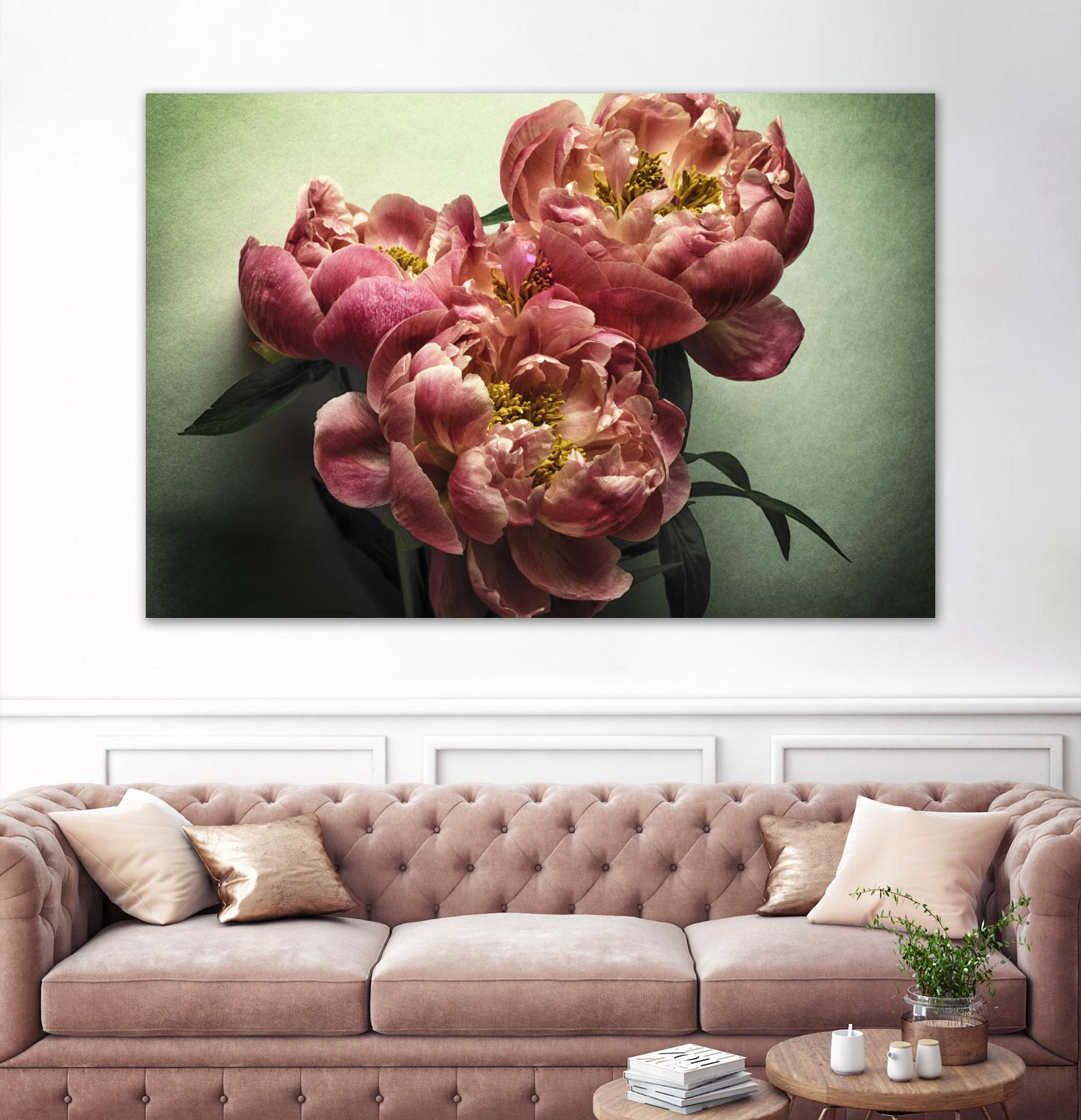 Standing in the Sun II by Jennifer Beavers on GIANT ART - green floral