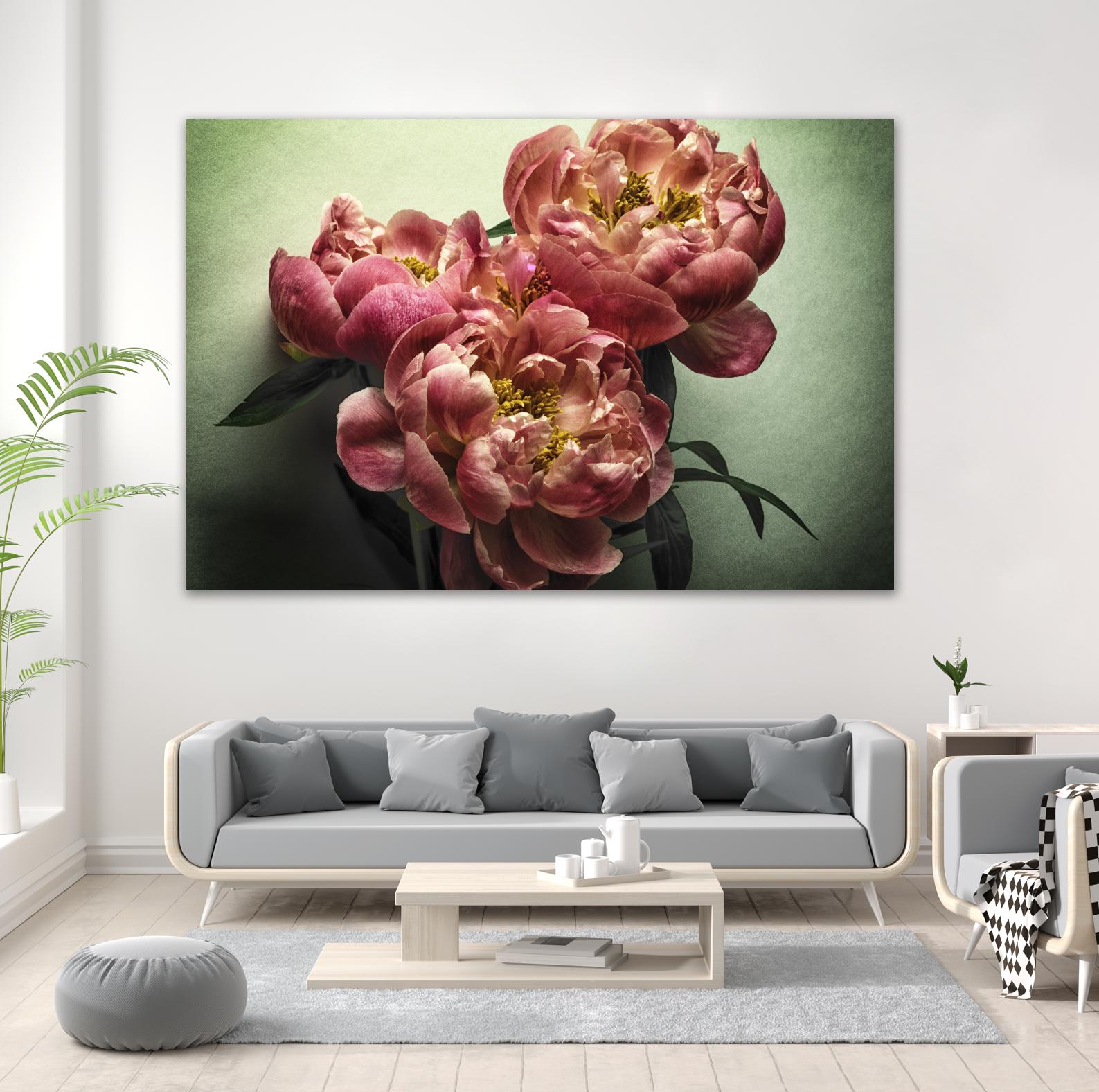 Standing in the Sun II by Jennifer Beavers on GIANT ART - green floral