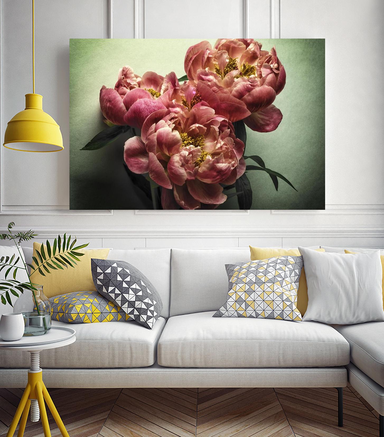 Standing in the Sun II by Jennifer Beavers on GIANT ART - green floral