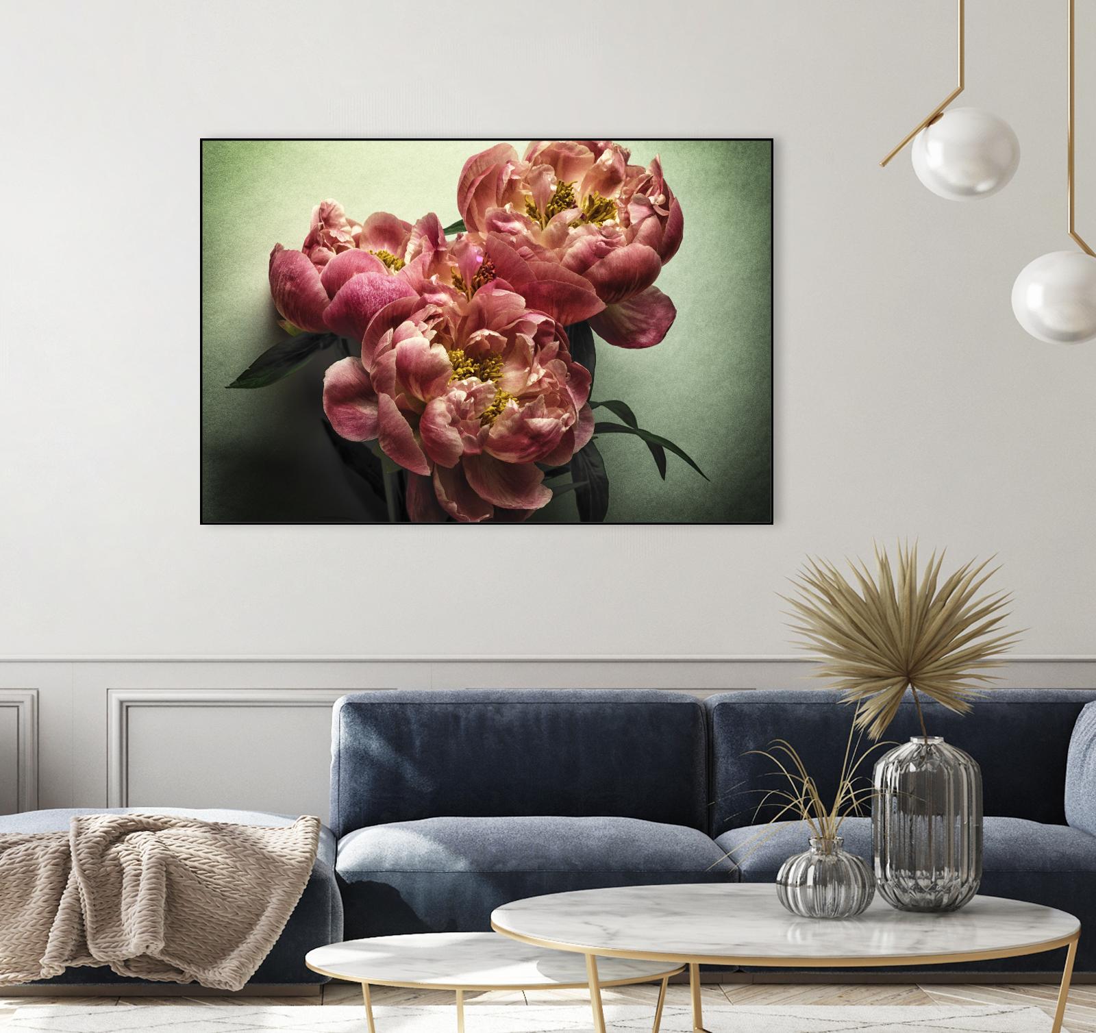 Standing in the Sun II by Jennifer Beavers on GIANT ART - green floral