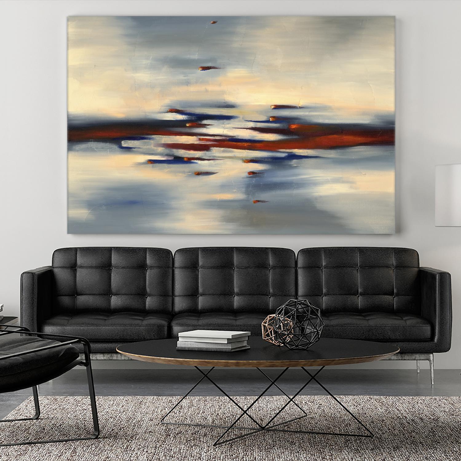 Becoming by Cynthia Ligeros on GIANT ART - red abstract