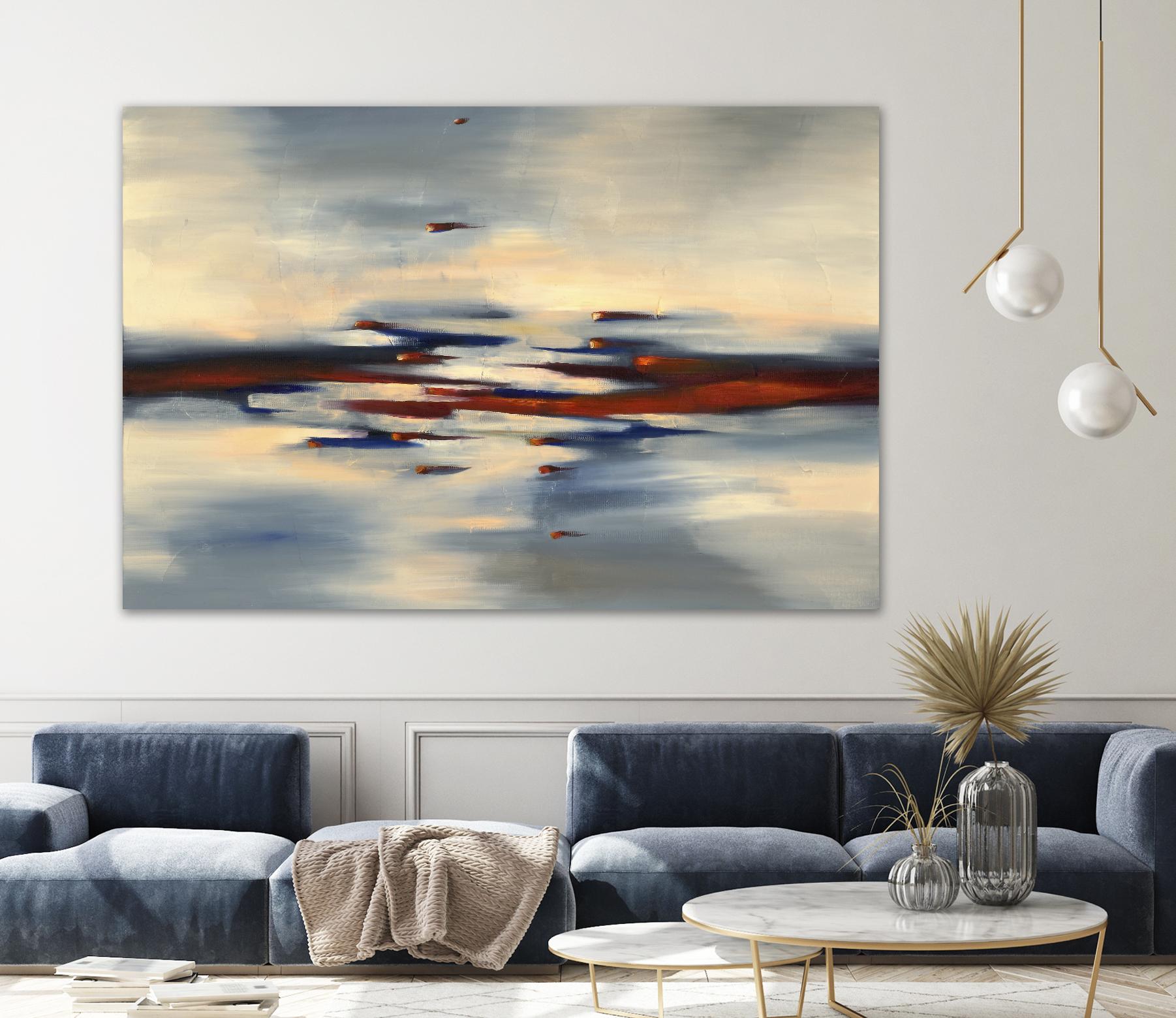 Becoming by Cynthia Ligeros on GIANT ART - red abstract