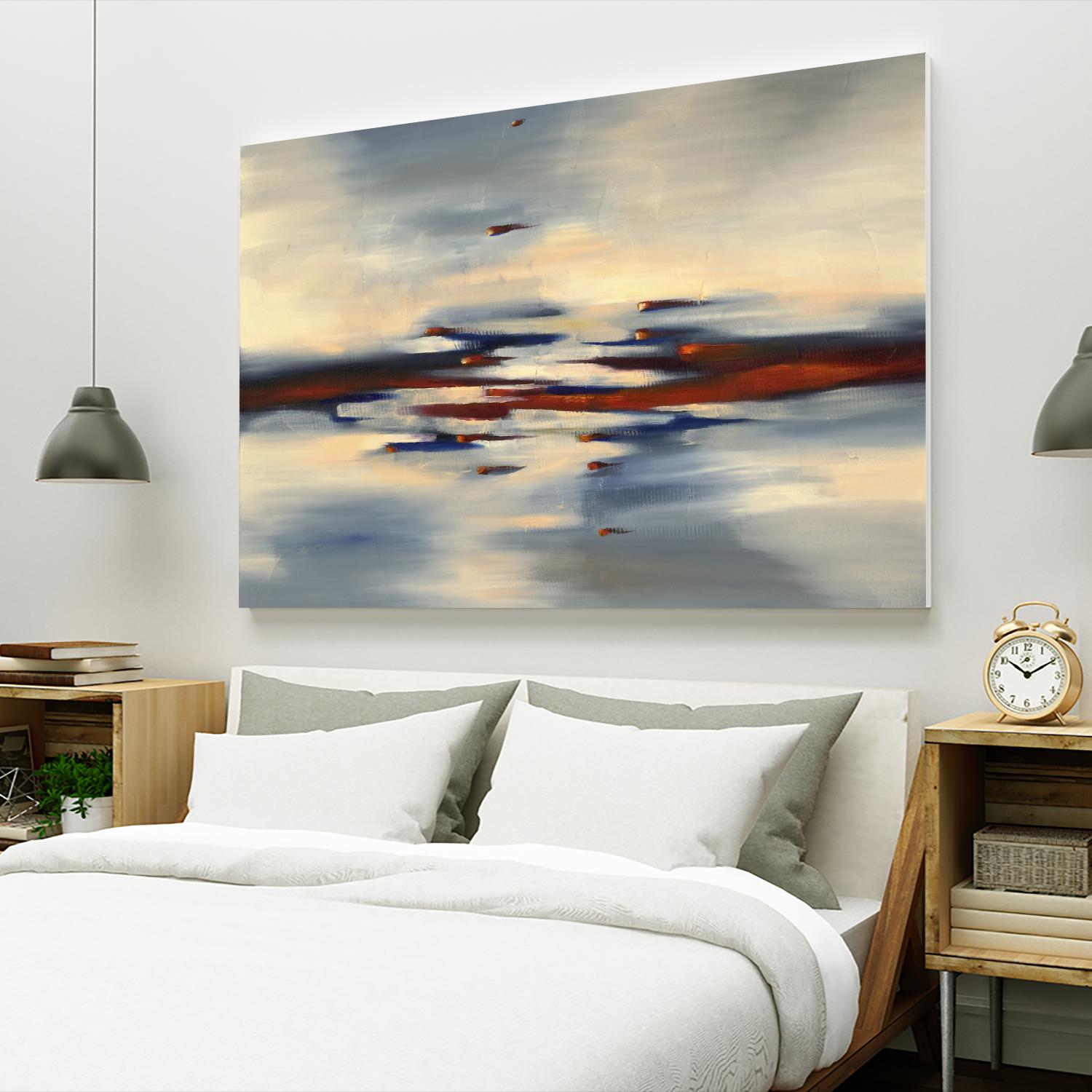 Becoming by Cynthia Ligeros on GIANT ART - red abstract