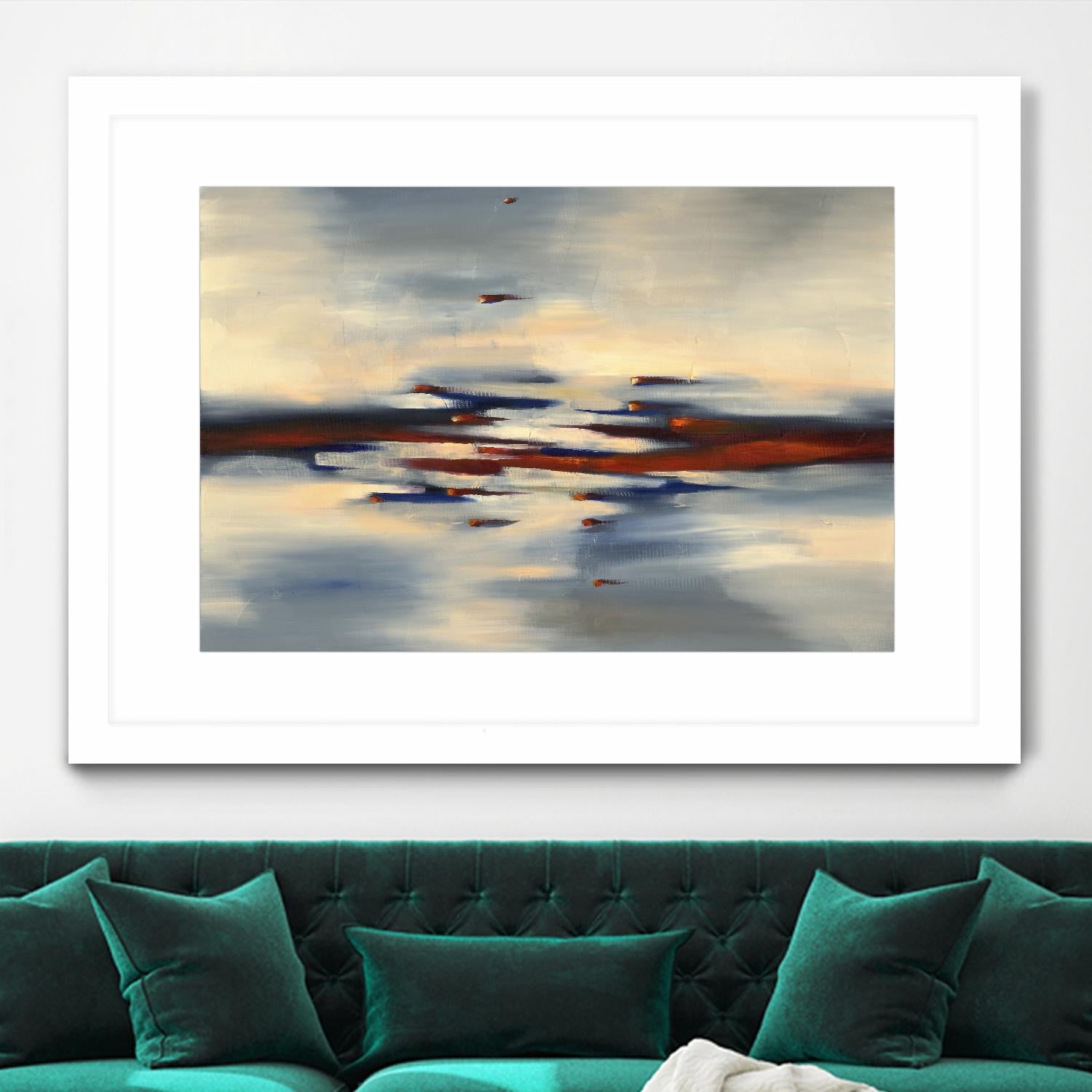 Becoming by Cynthia Ligeros on GIANT ART - red abstract