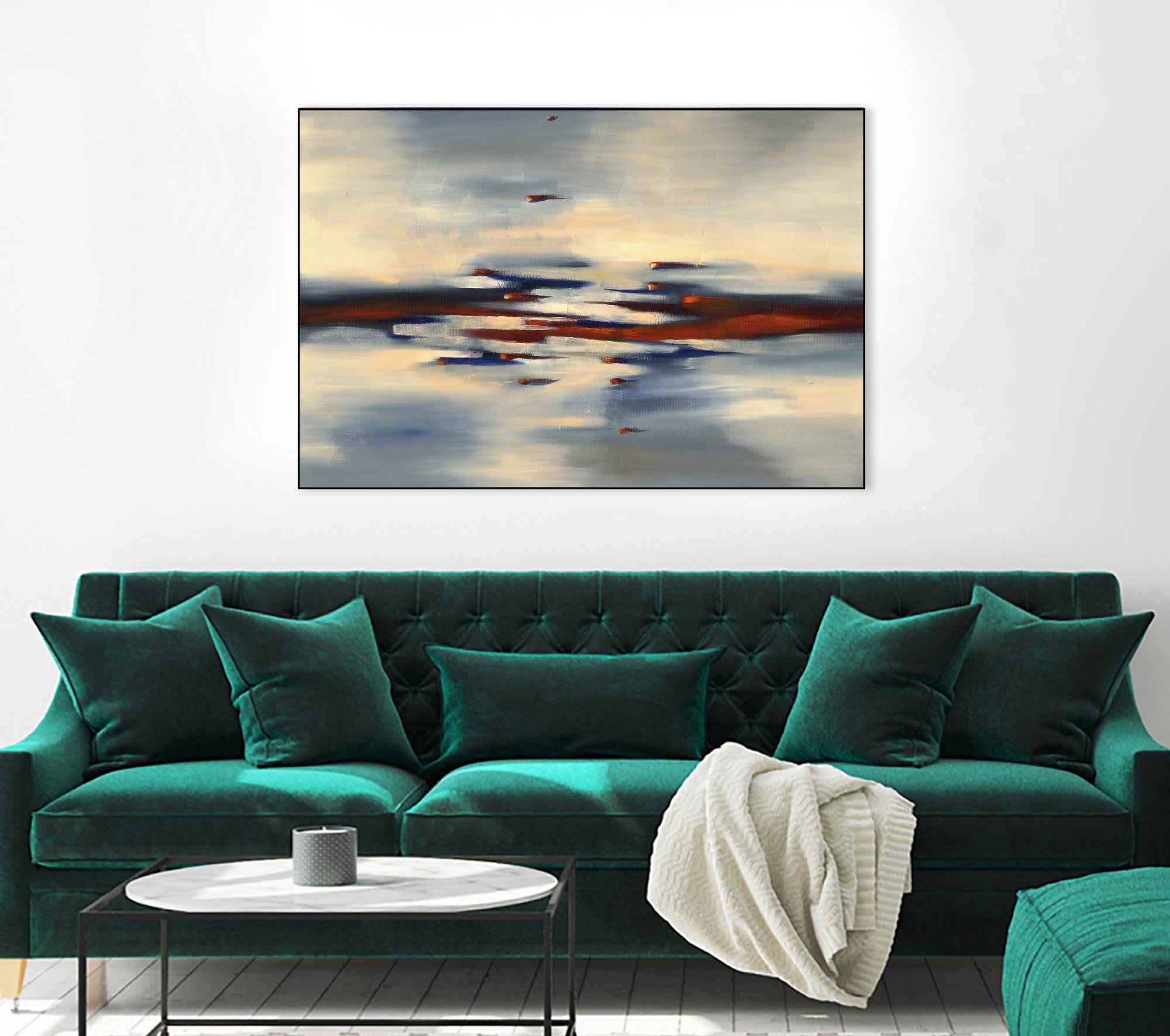 Becoming by Cynthia Ligeros on GIANT ART - red abstract