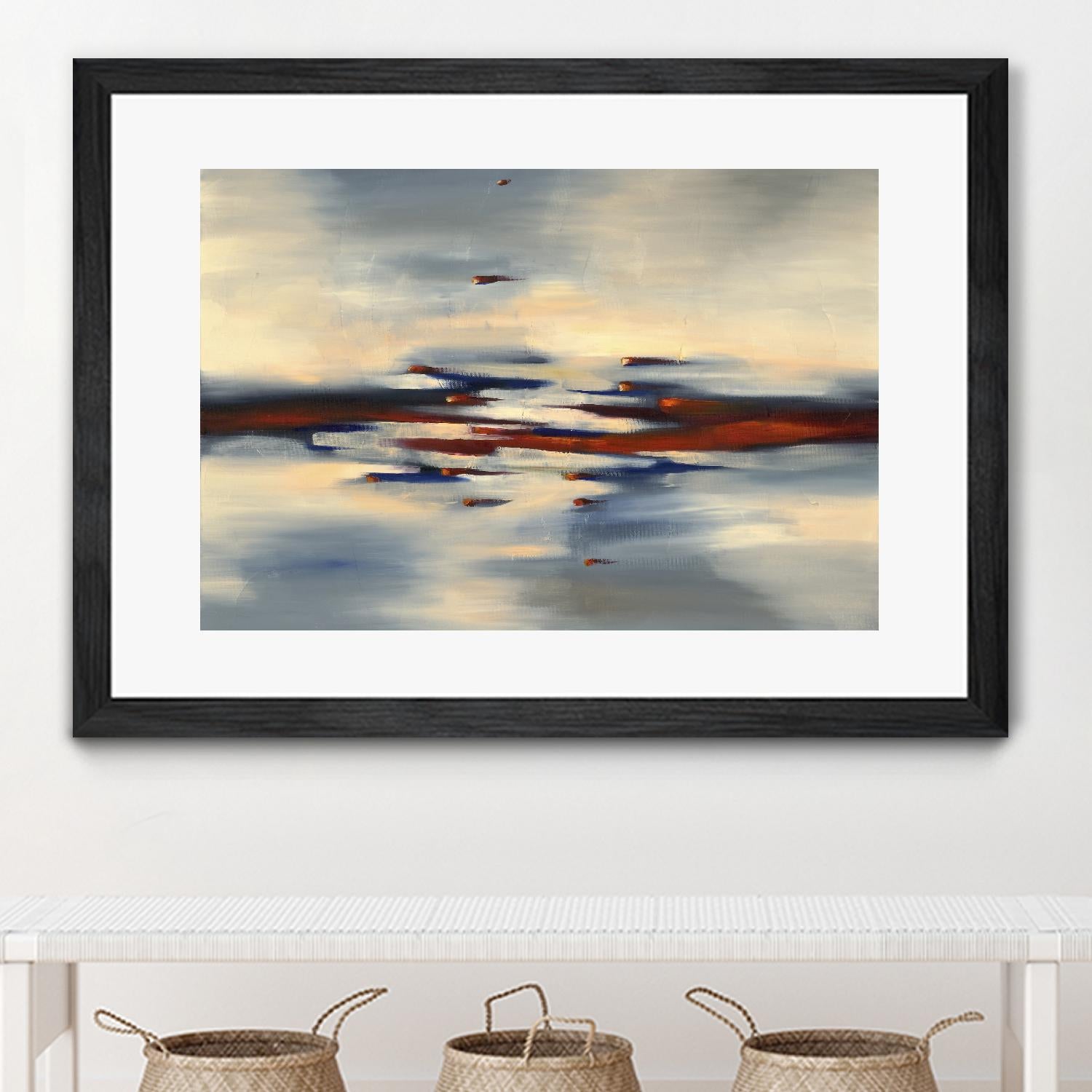 Becoming by Cynthia Ligeros on GIANT ART - red abstract