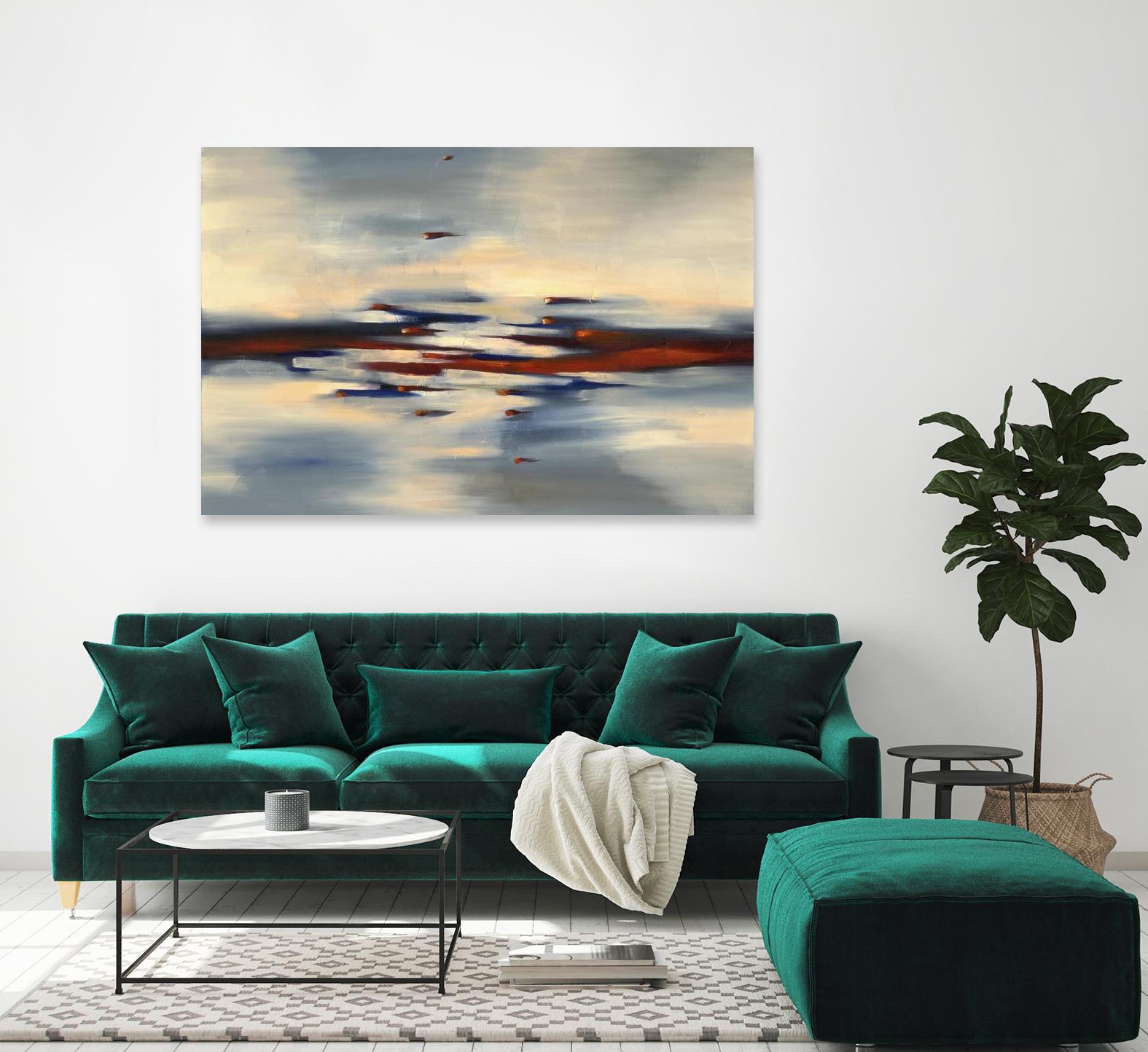 Becoming by Cynthia Ligeros on GIANT ART - red abstract