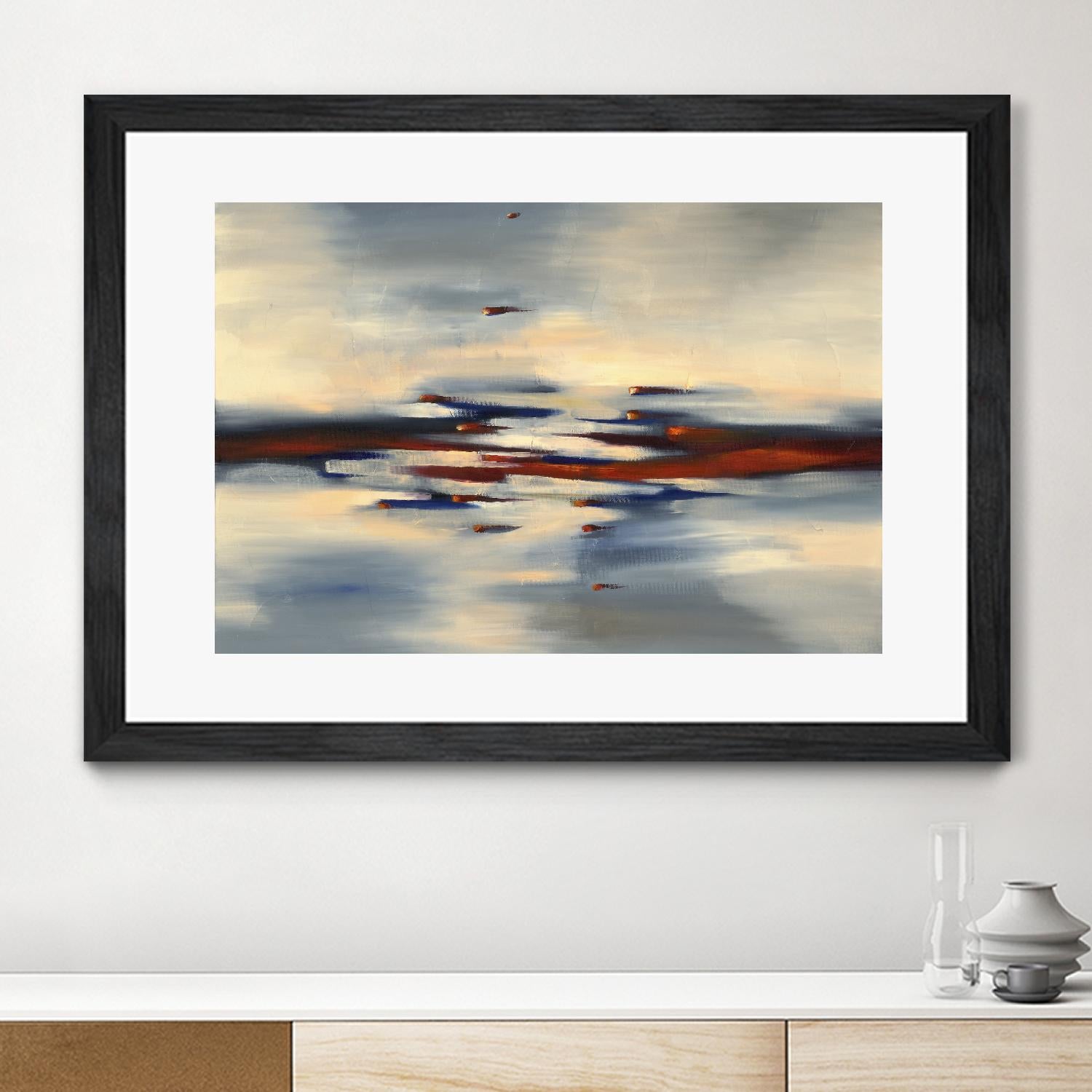 Becoming by Cynthia Ligeros on GIANT ART - red abstract