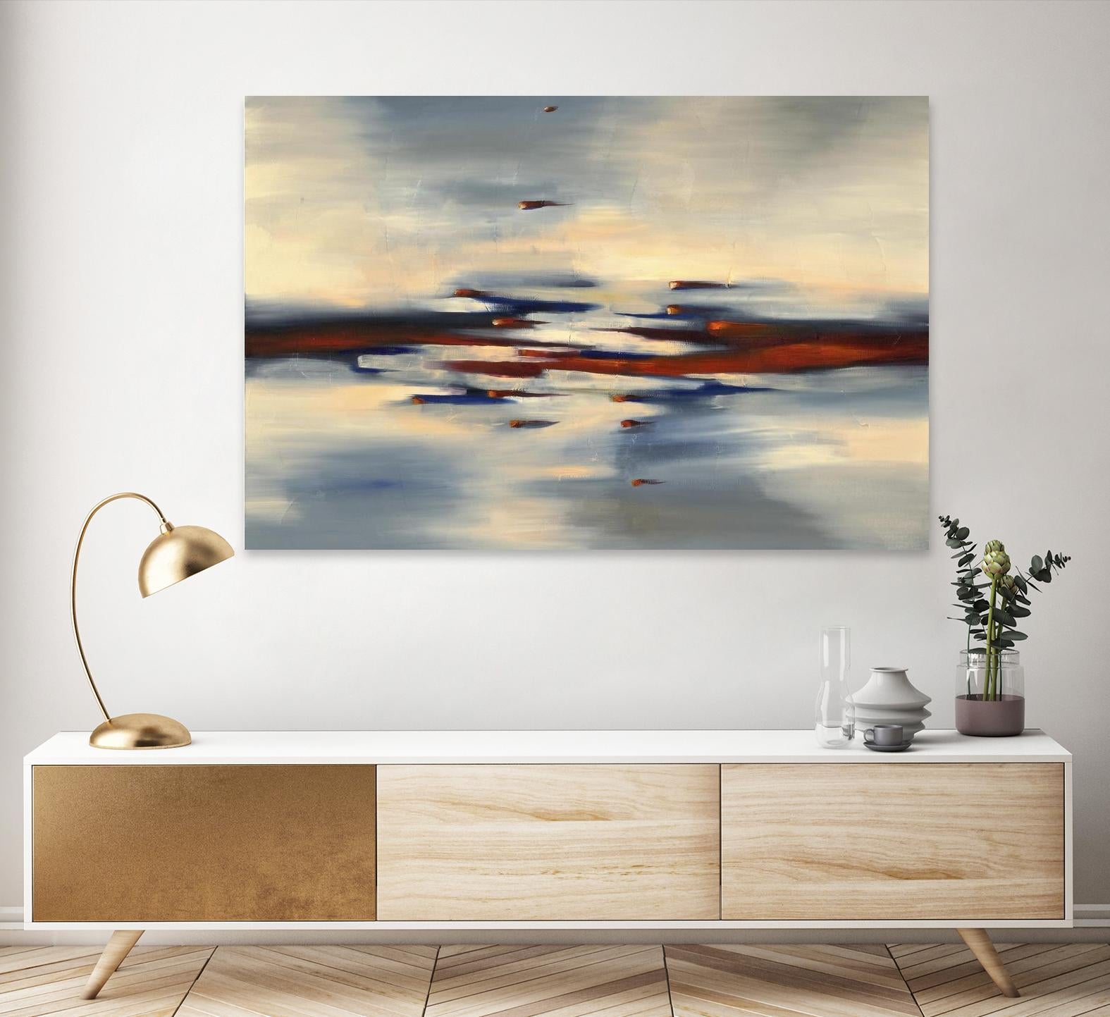 Becoming by Cynthia Ligeros on GIANT ART - red abstract